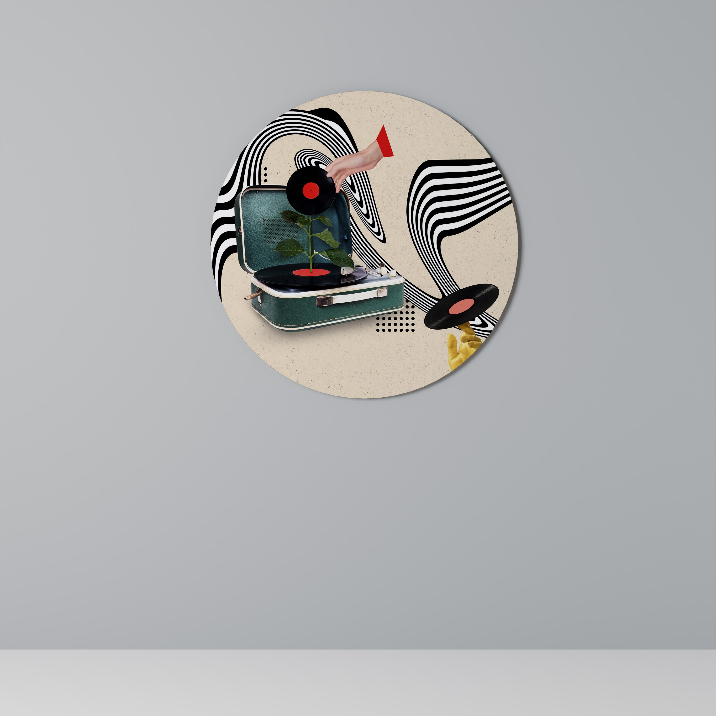 VINYL VARIATION Obraz okrągły
