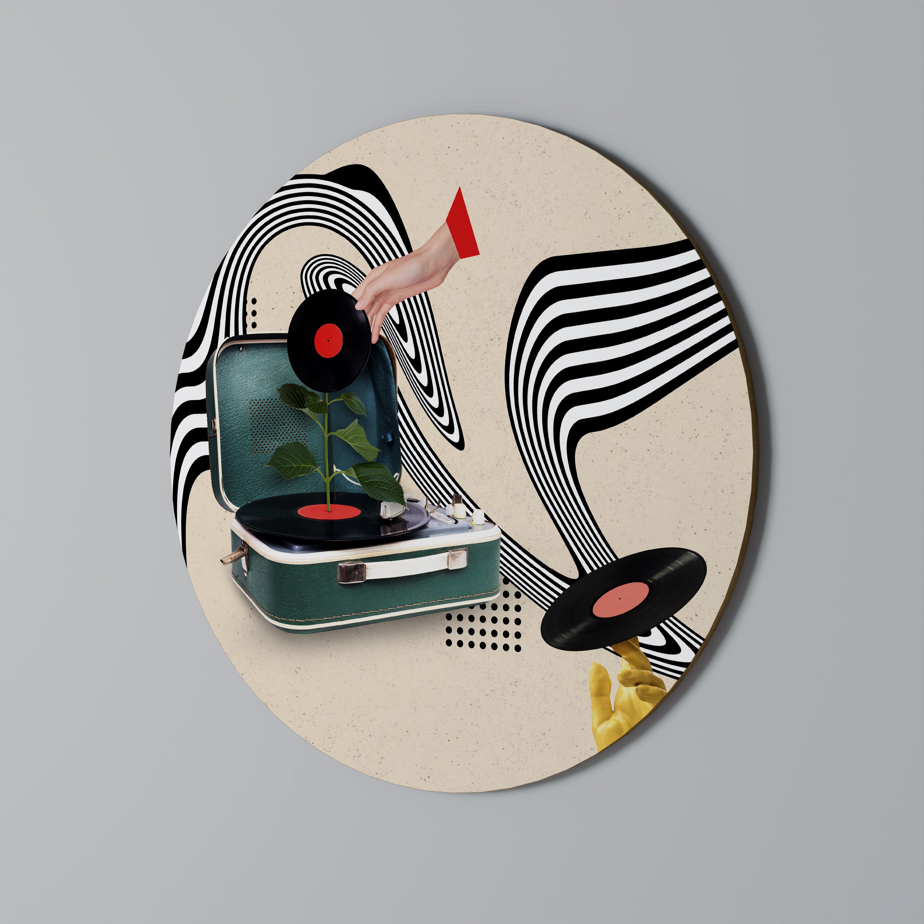 VINYL VARIATION Obraz okrągły