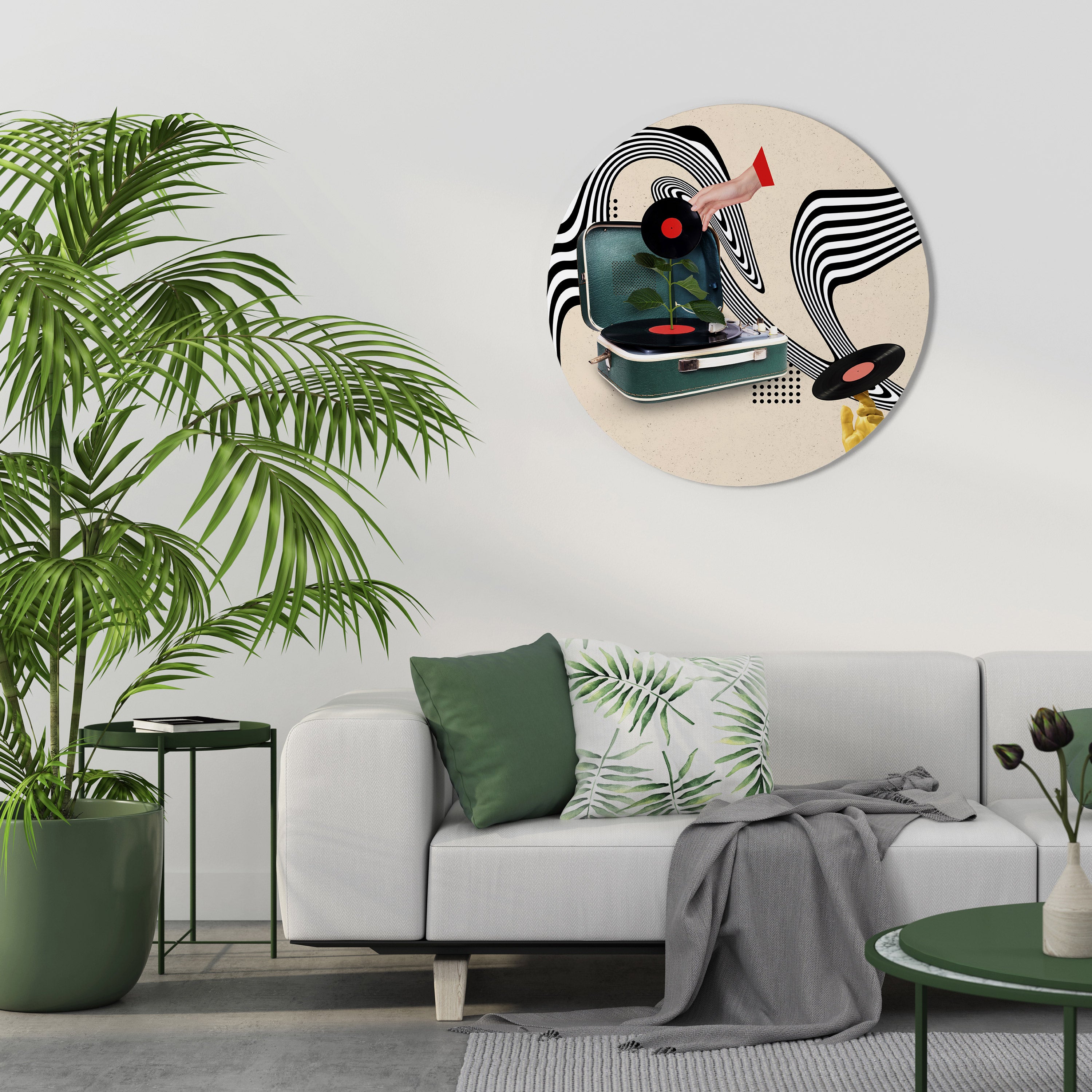 VINYL VARIATION Obraz okrągły