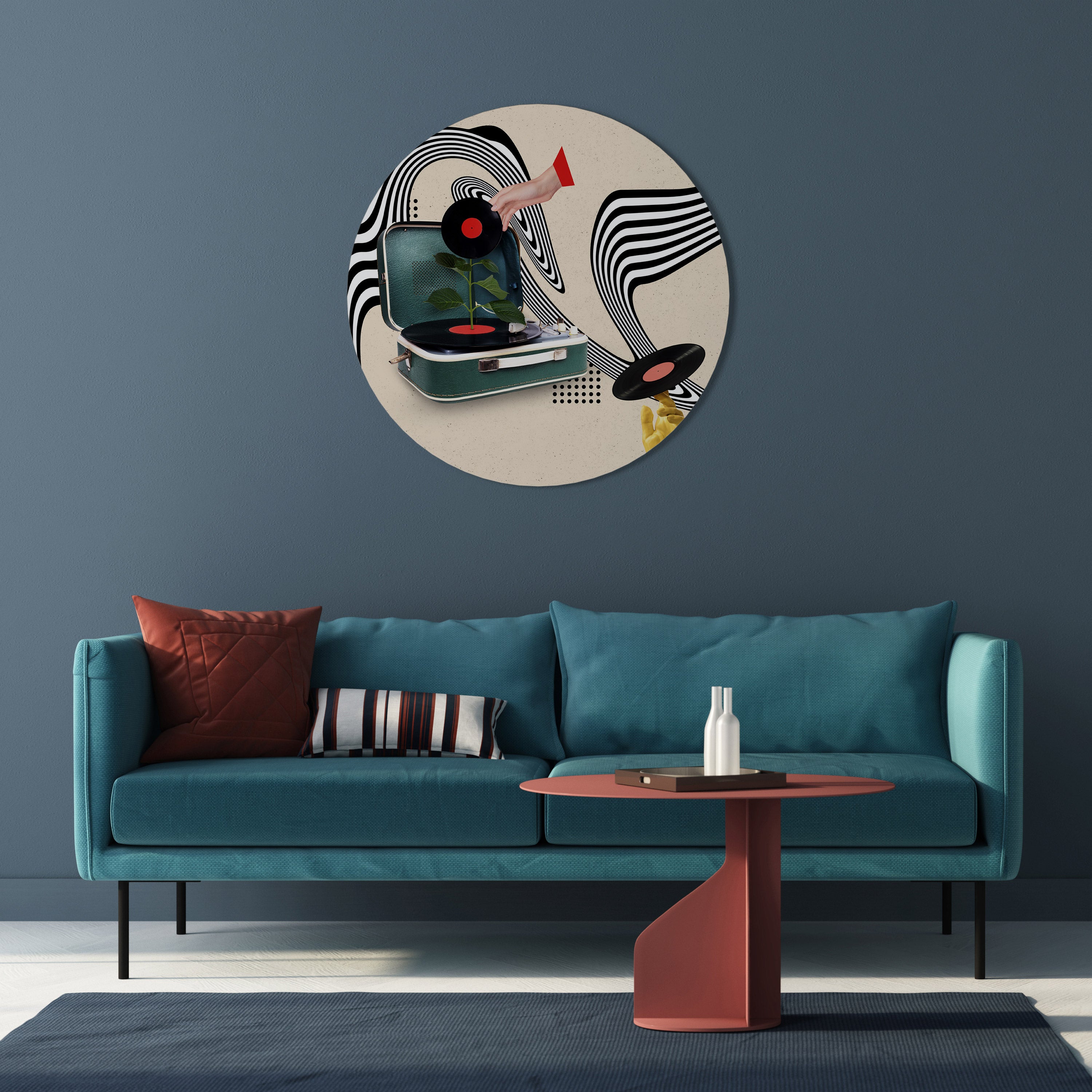 VINYL VARIATION Obraz okrągły