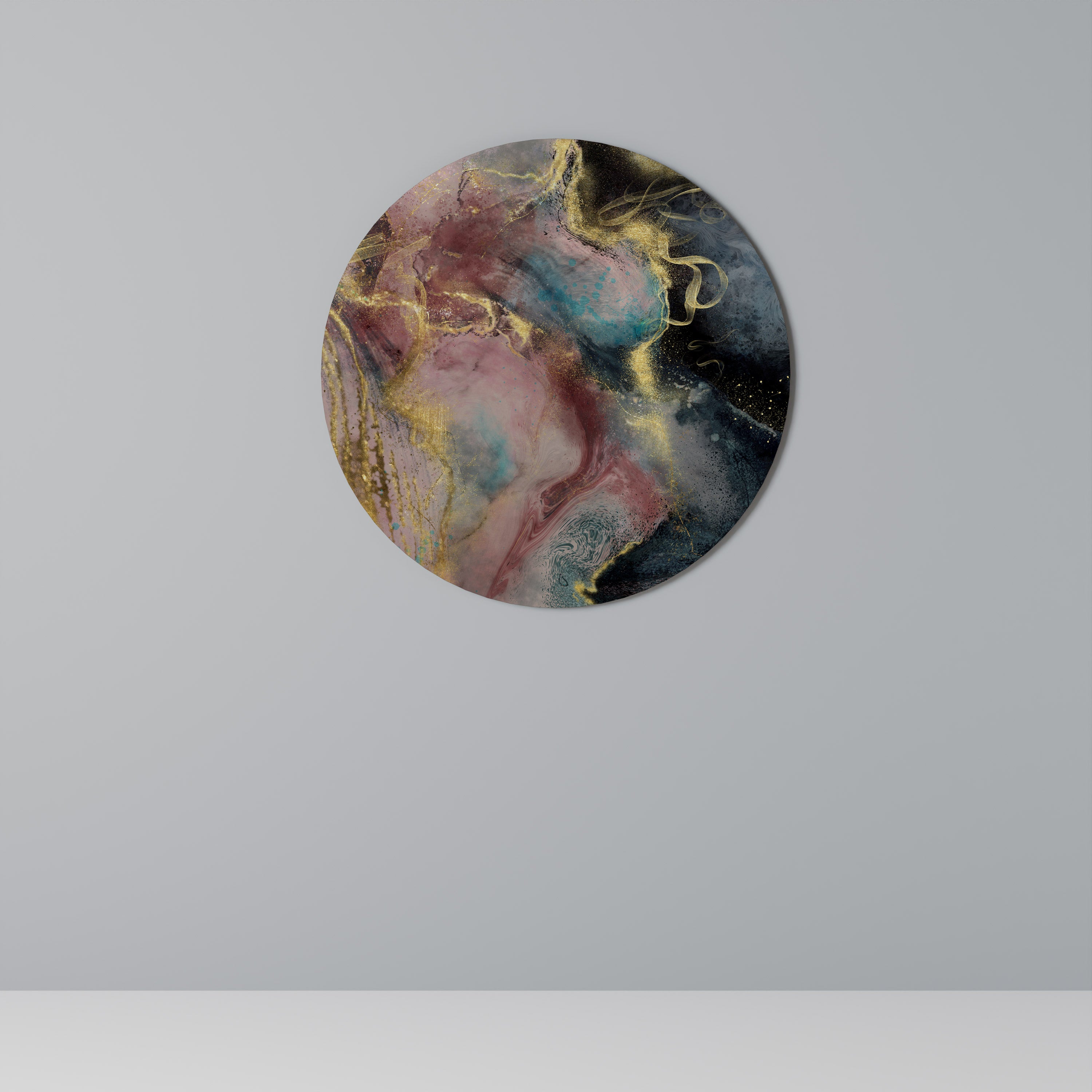 EARTHY MARBLE Obraz okrągły