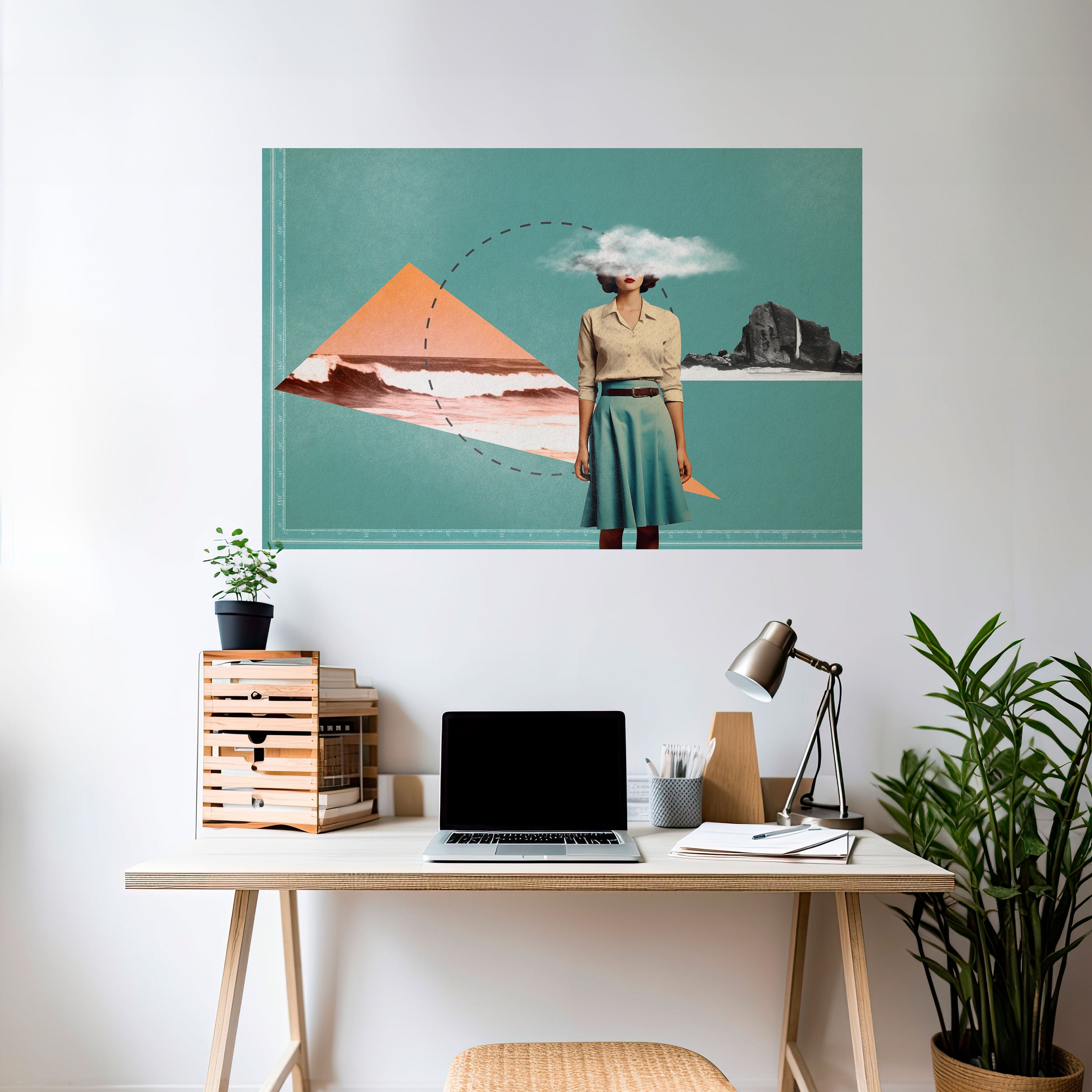 RETRO RESONANCE Naklejka/Plakat poziomy