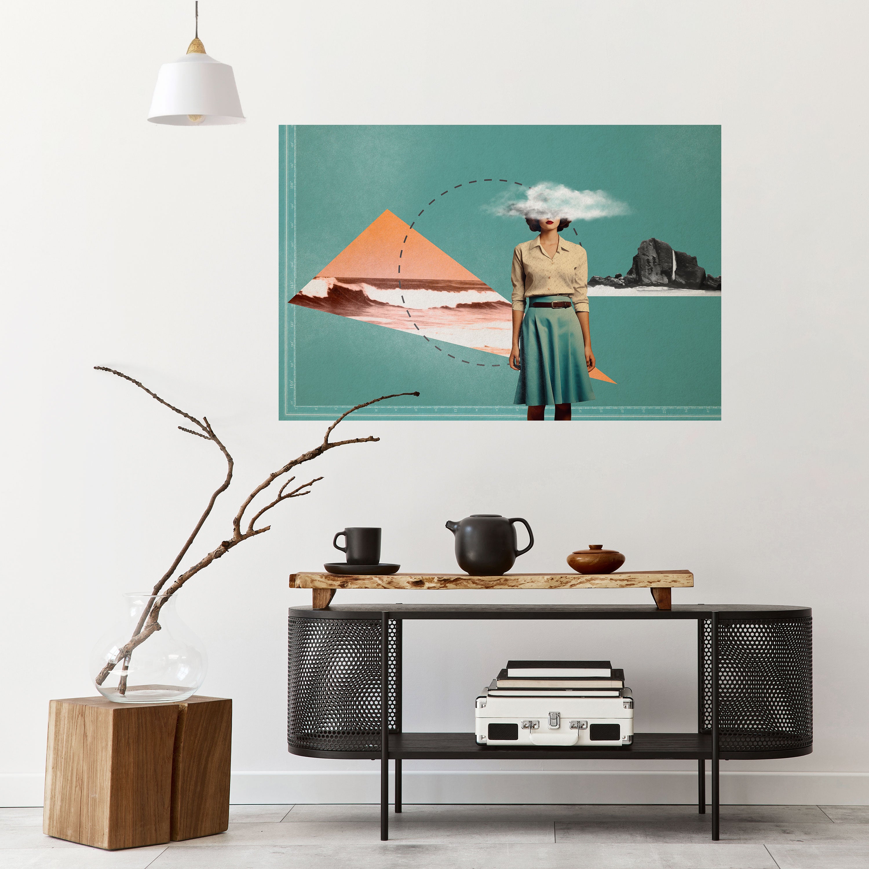 RETRO RESONANCE Naklejka/Plakat poziomy