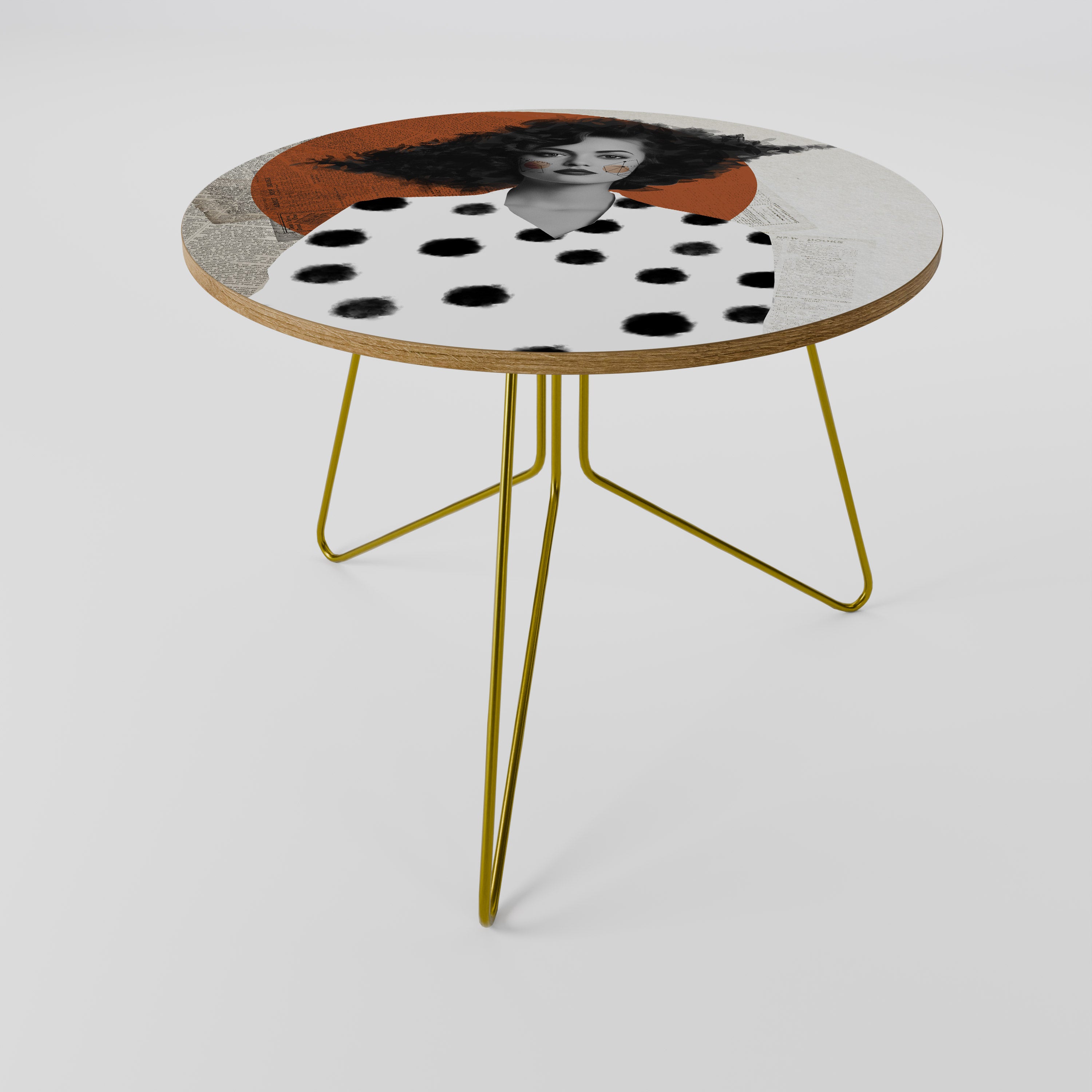 CLASSIC COOL DOTS Stolik kawowy duży