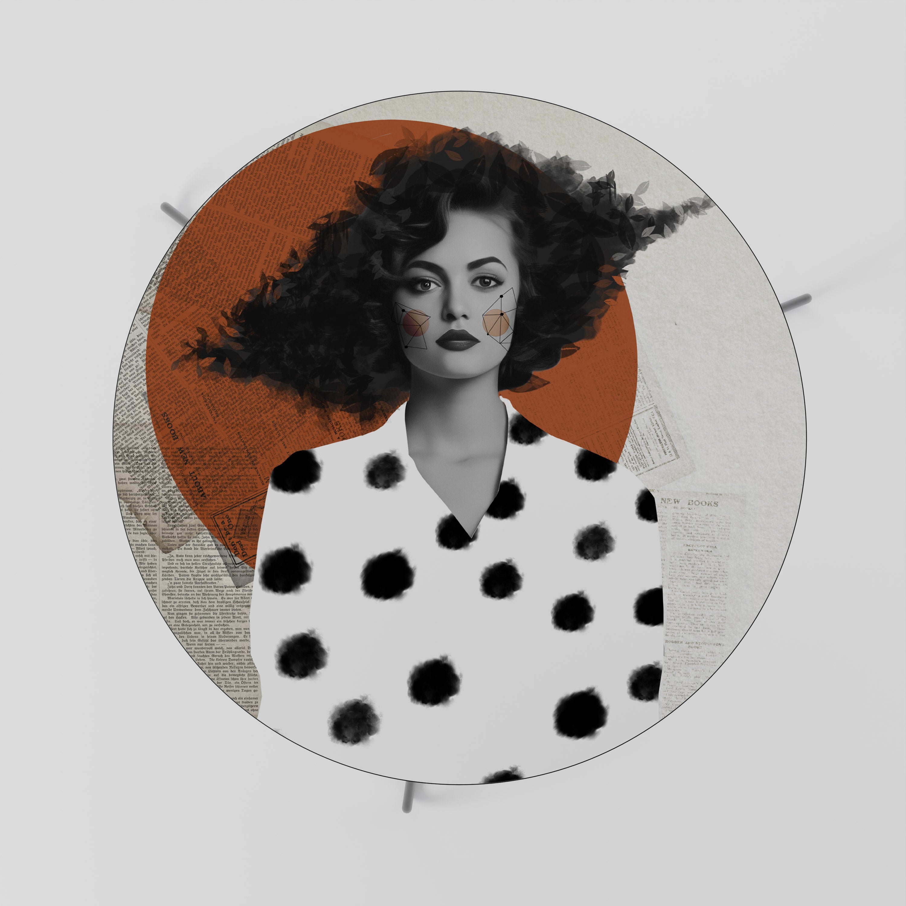 CLASSIC COOL DOTS Stolik kawowy duży