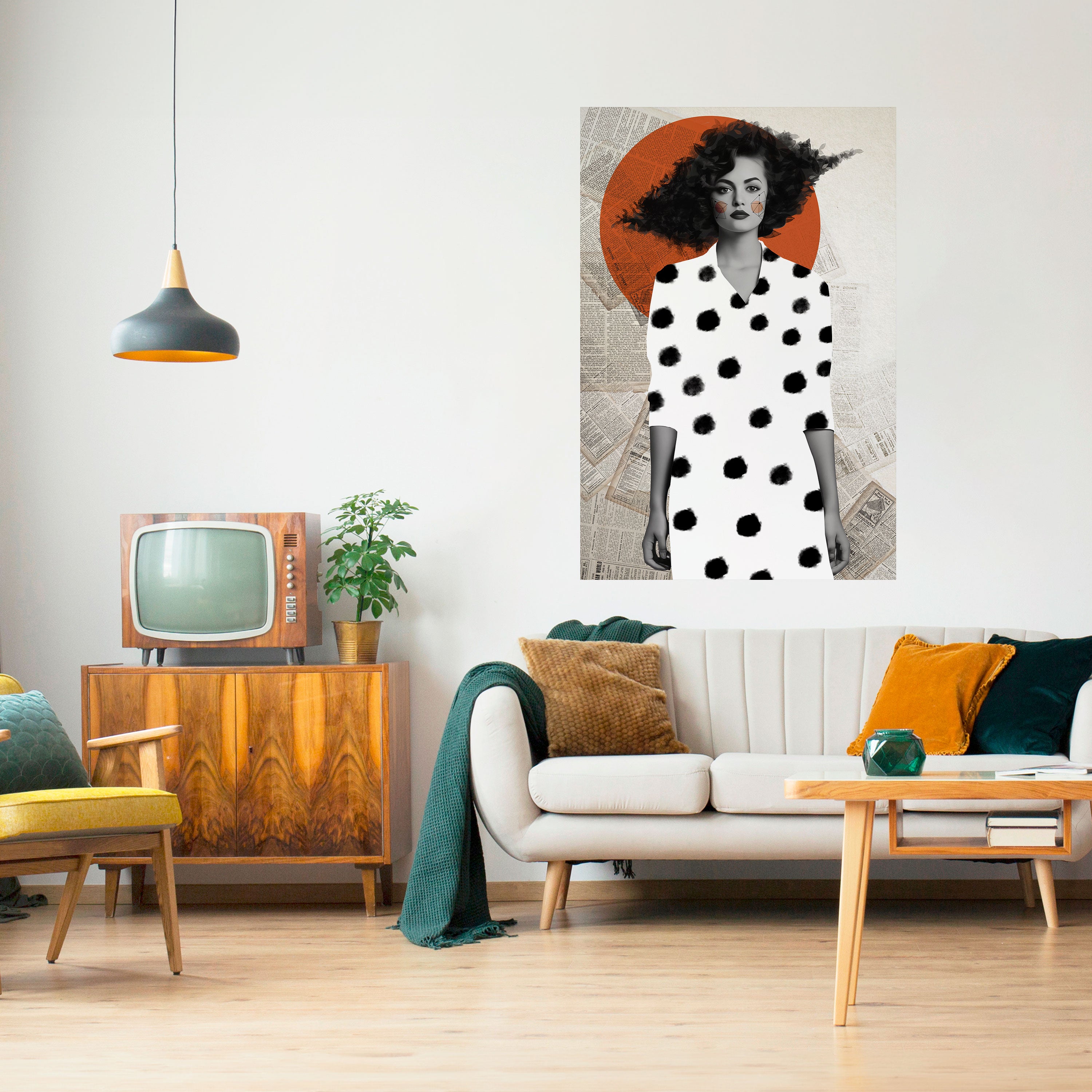 CLASSIC COOL DOTS Naklejka/Plakat pionowy