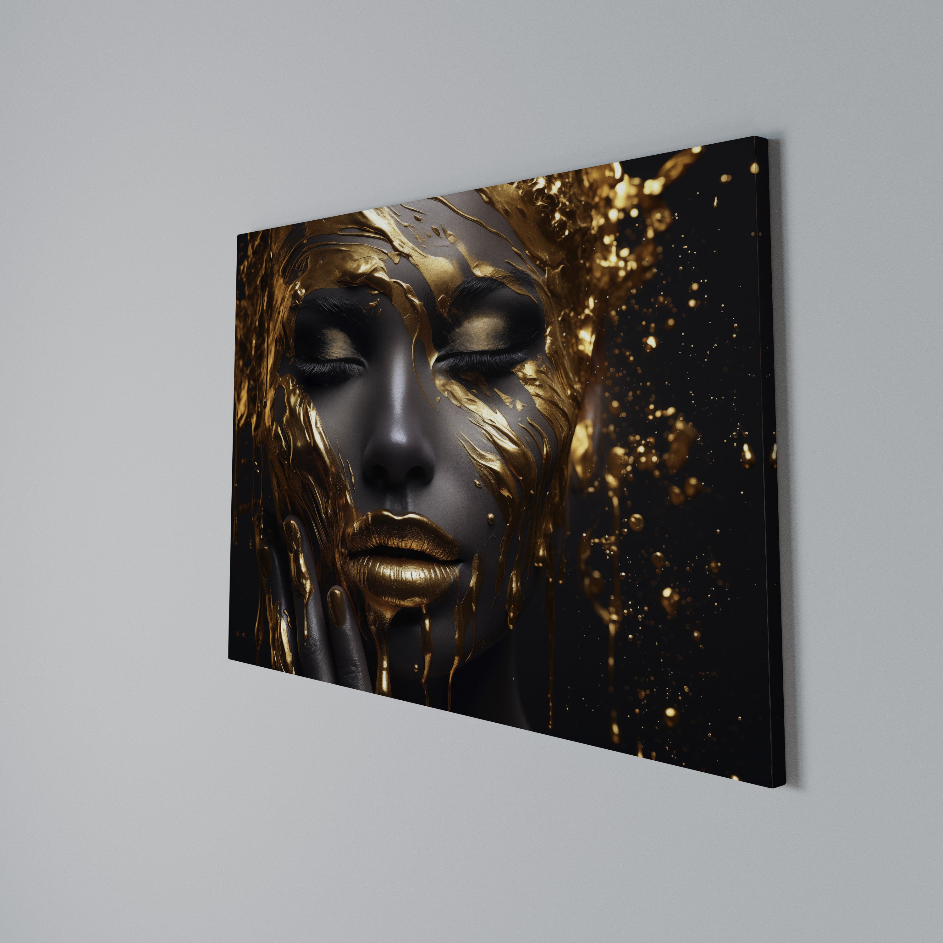 GOLDEN GODDESS Poziomy obraz na płótnie