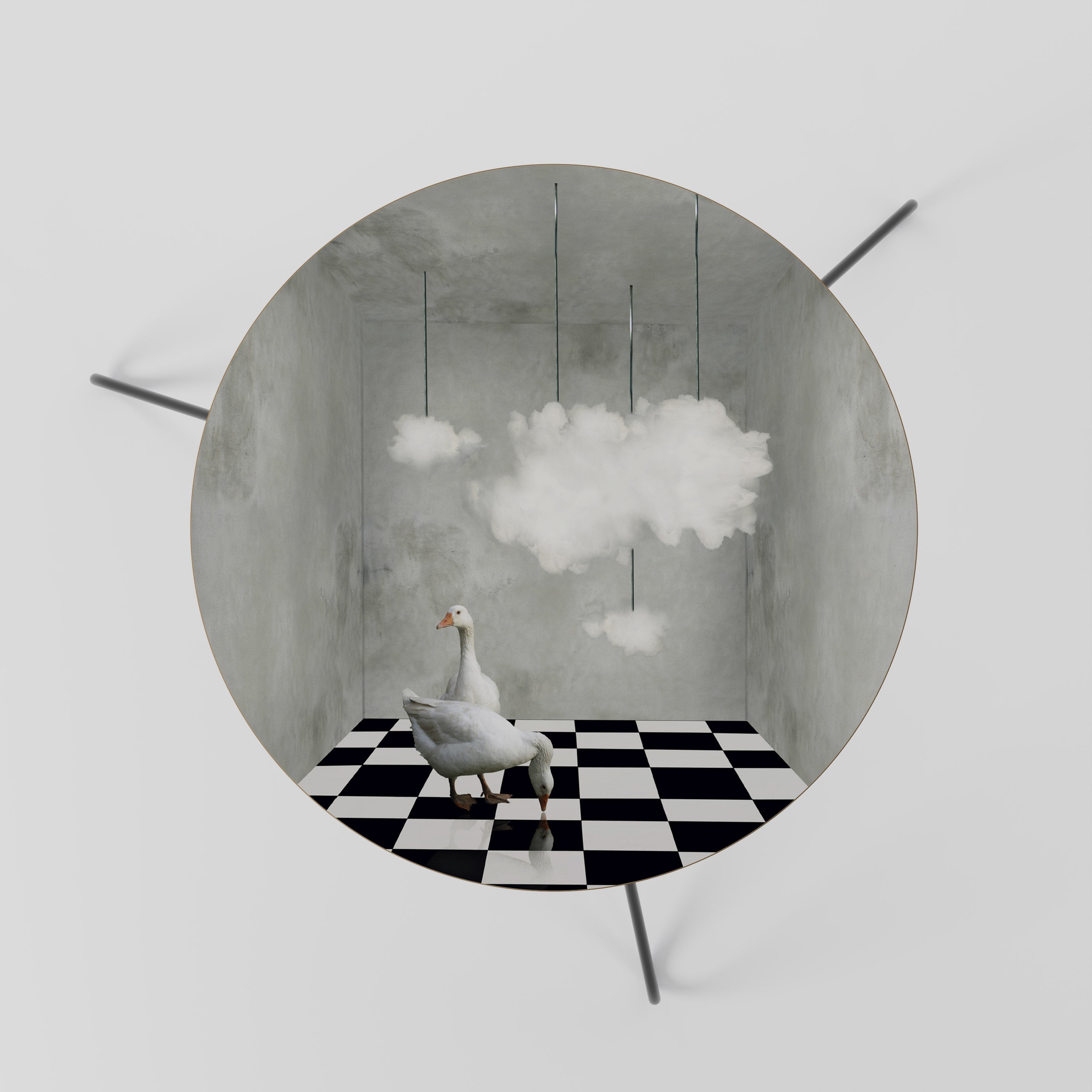 CHESS CLOUD SWAN Stolik kawowy mały