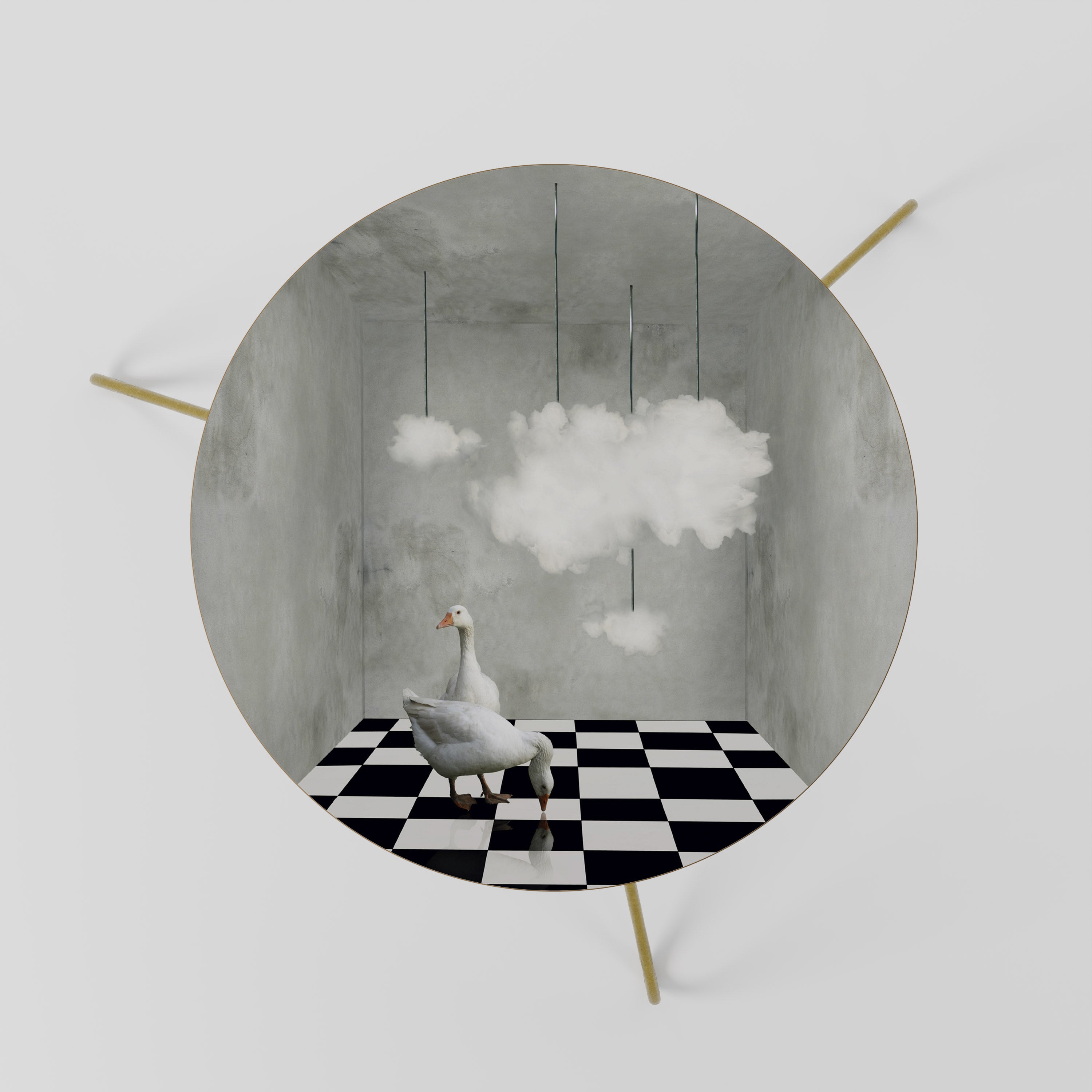 CHESS CLOUD SWAN Stolik kawowy mały