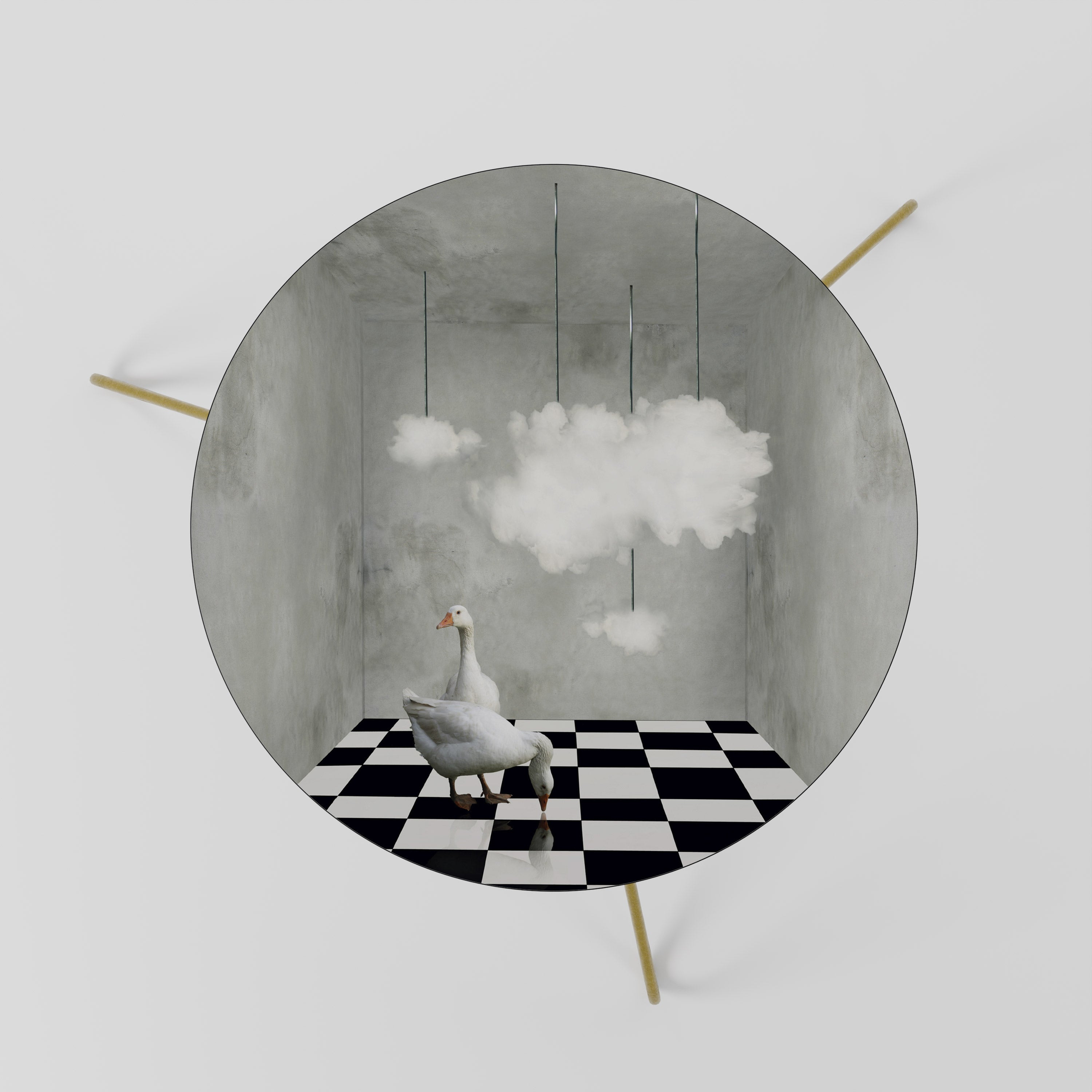 CHESS CLOUD SWAN Stolik kawowy mały