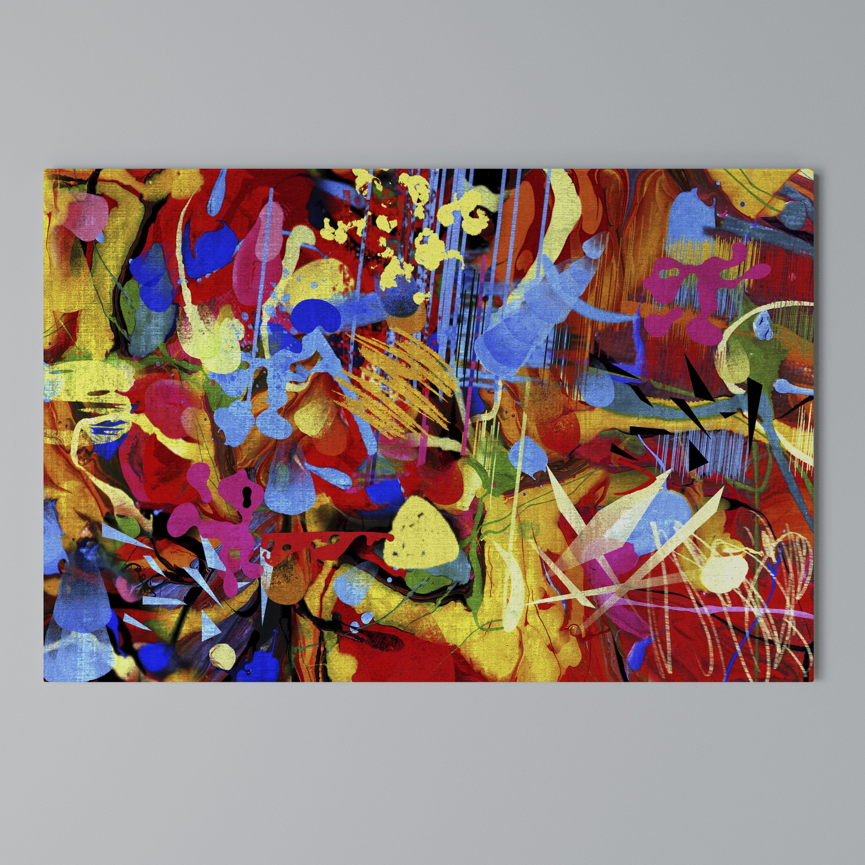 ABSTRACT RHAPSODY Poziomy obraz na płótnie