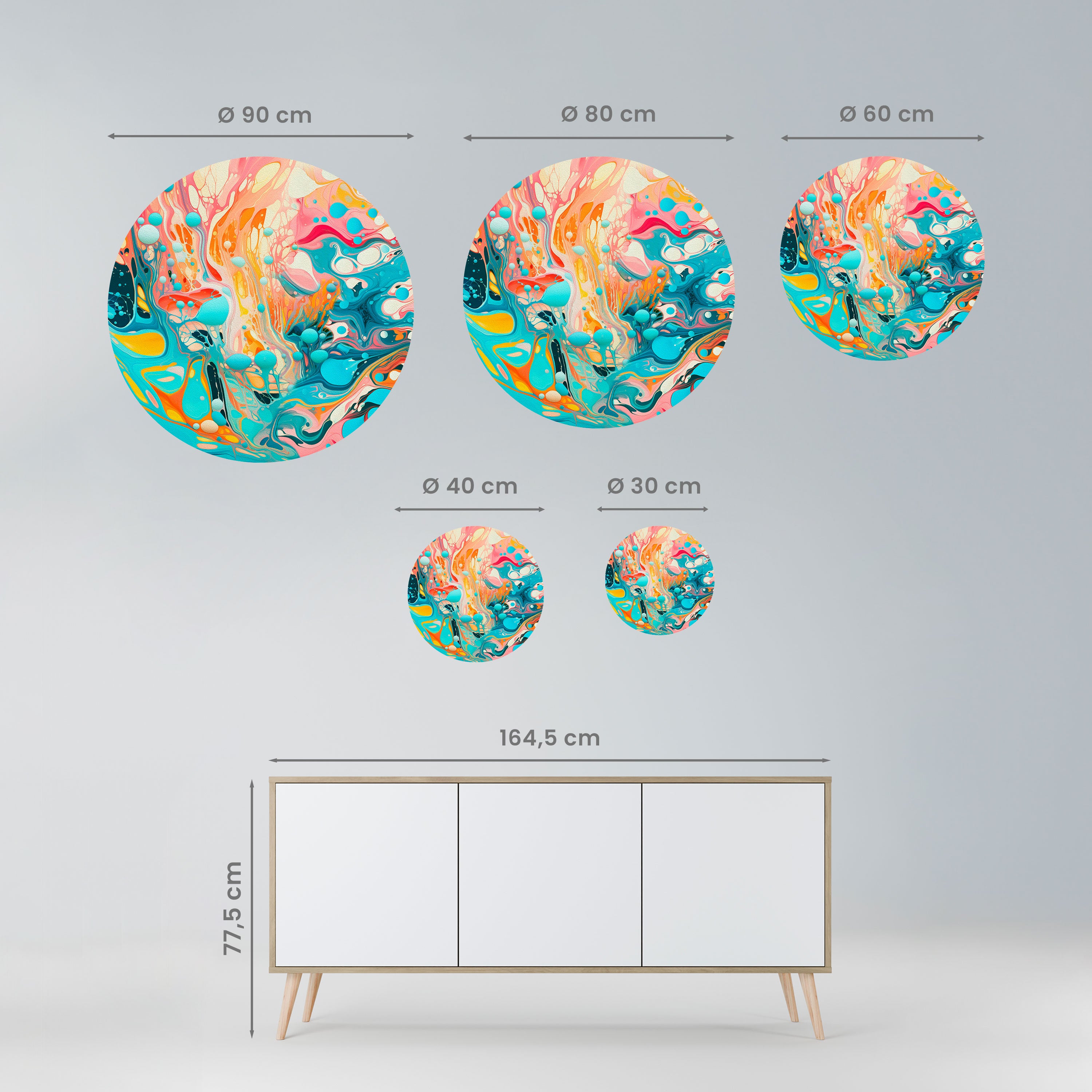 ARTISTIC ALCHEMY Naklejka okrągła