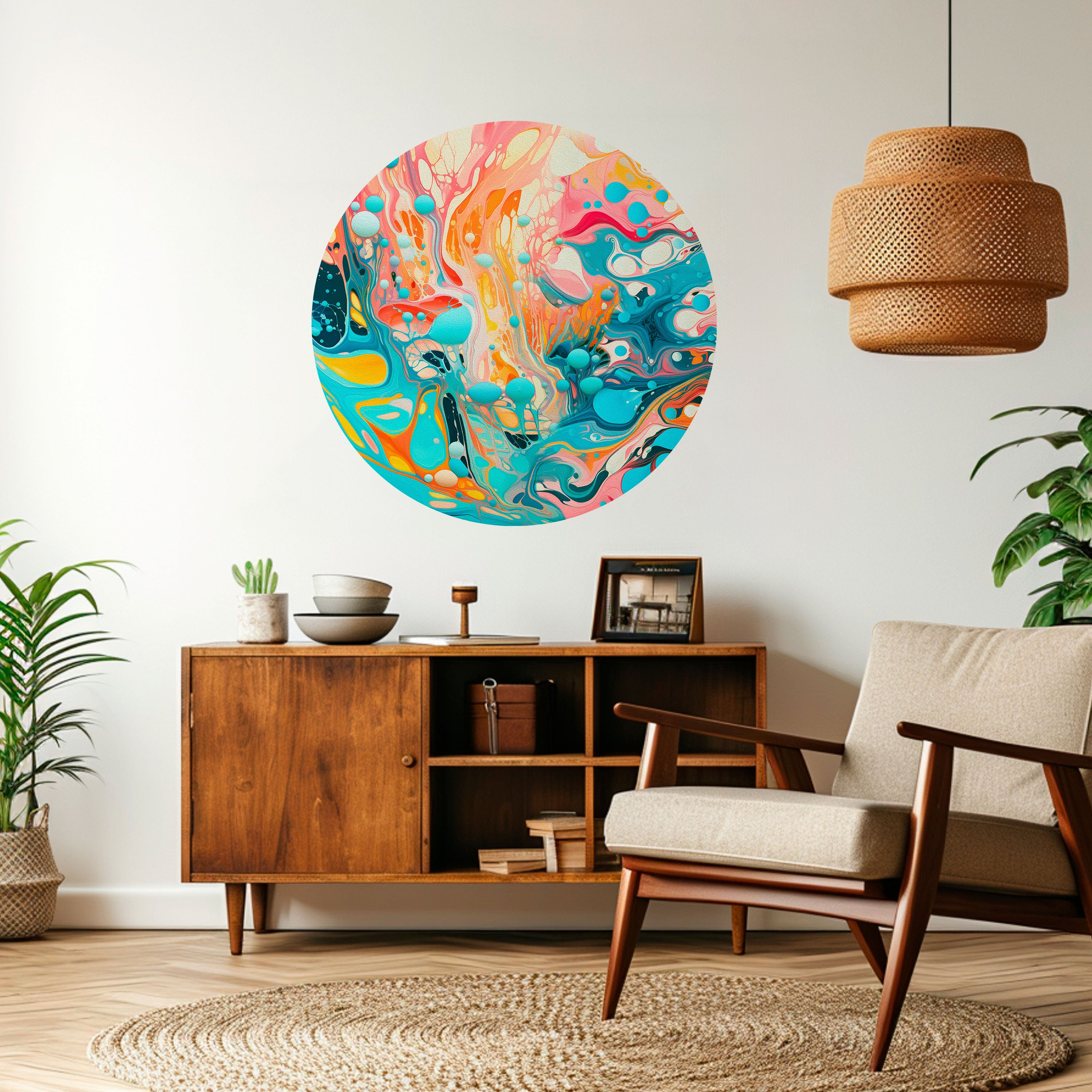 ARTISTIC ALCHEMY Naklejka okrągła