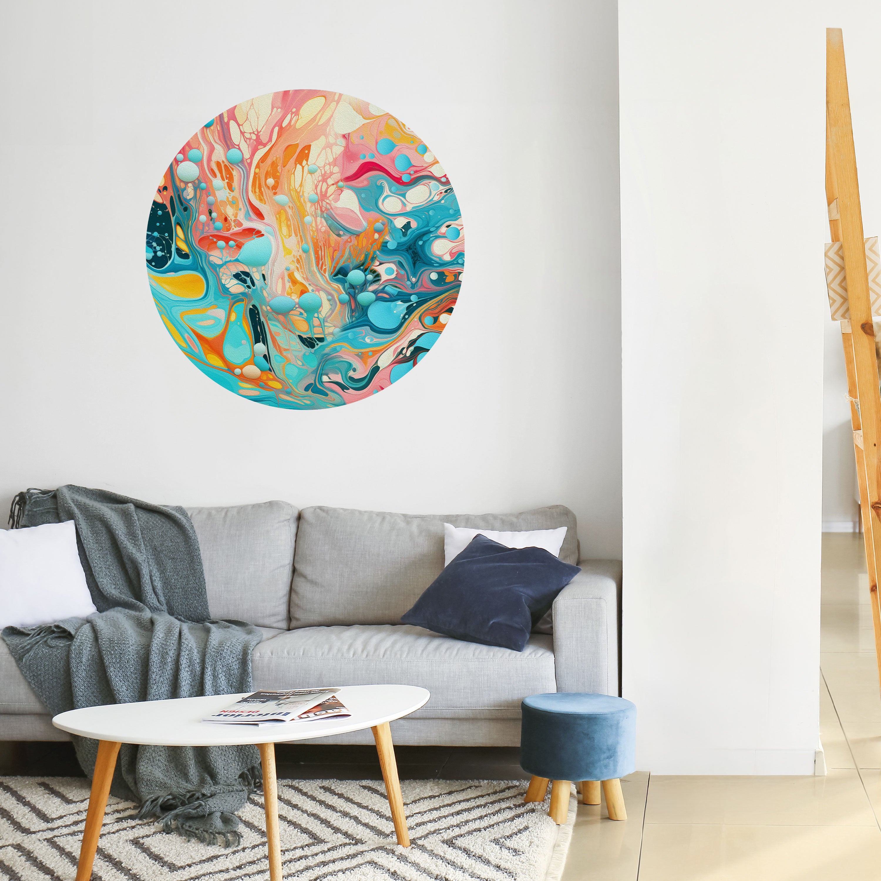 ARTISTIC ALCHEMY Naklejka okrągła