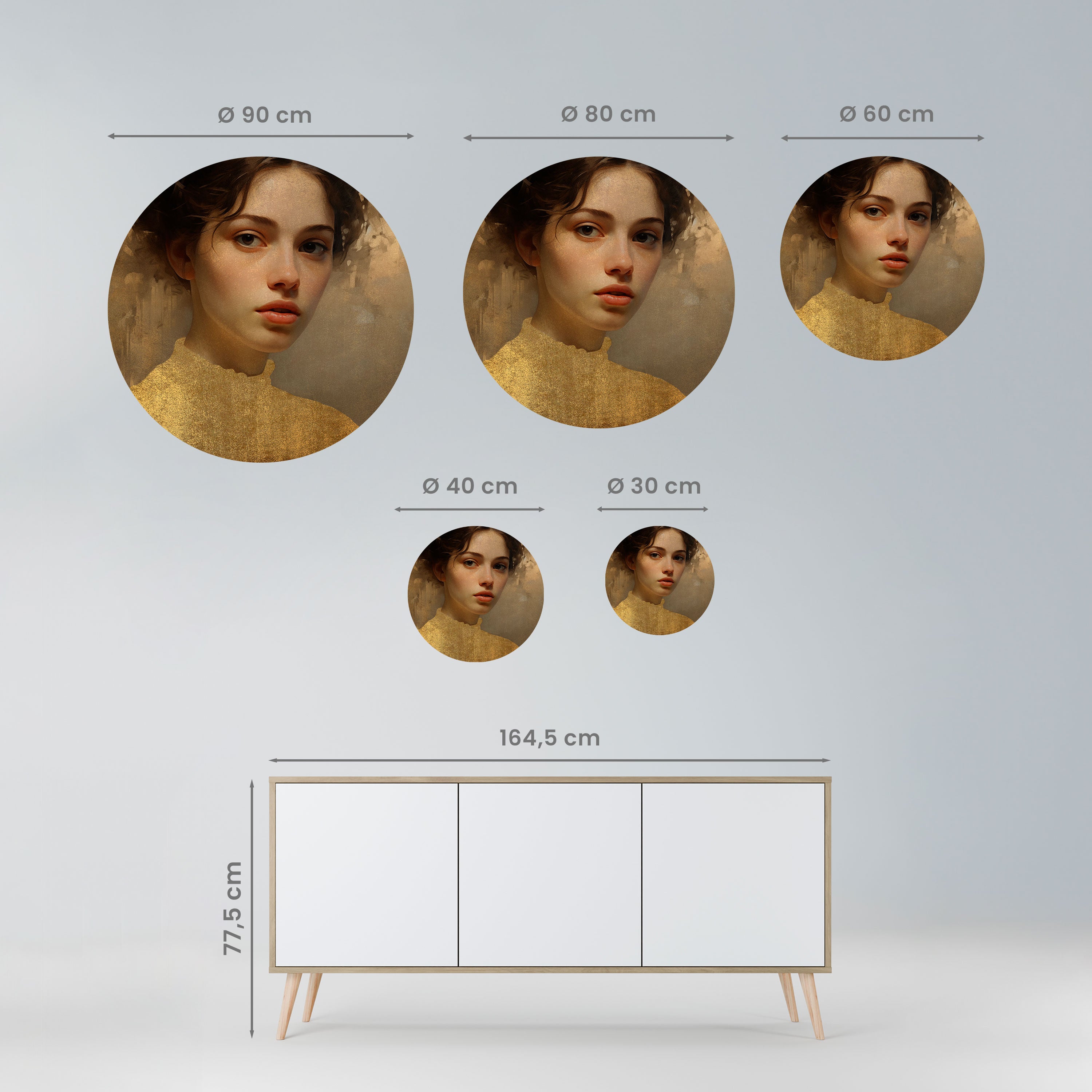 ETHEREAL ECOUNTER Naklejka okrągła