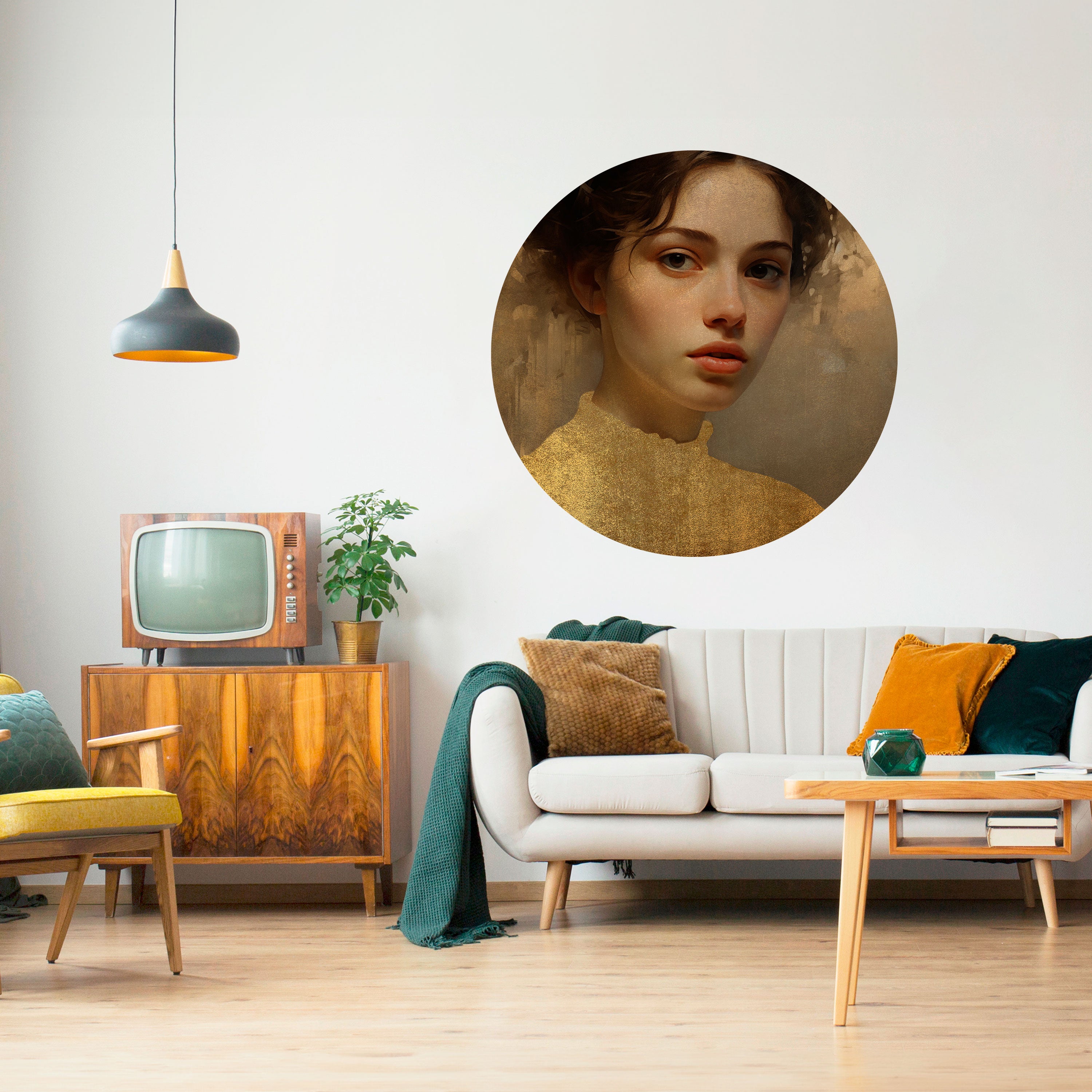 ETHEREAL ECOUNTER Naklejka okrągła