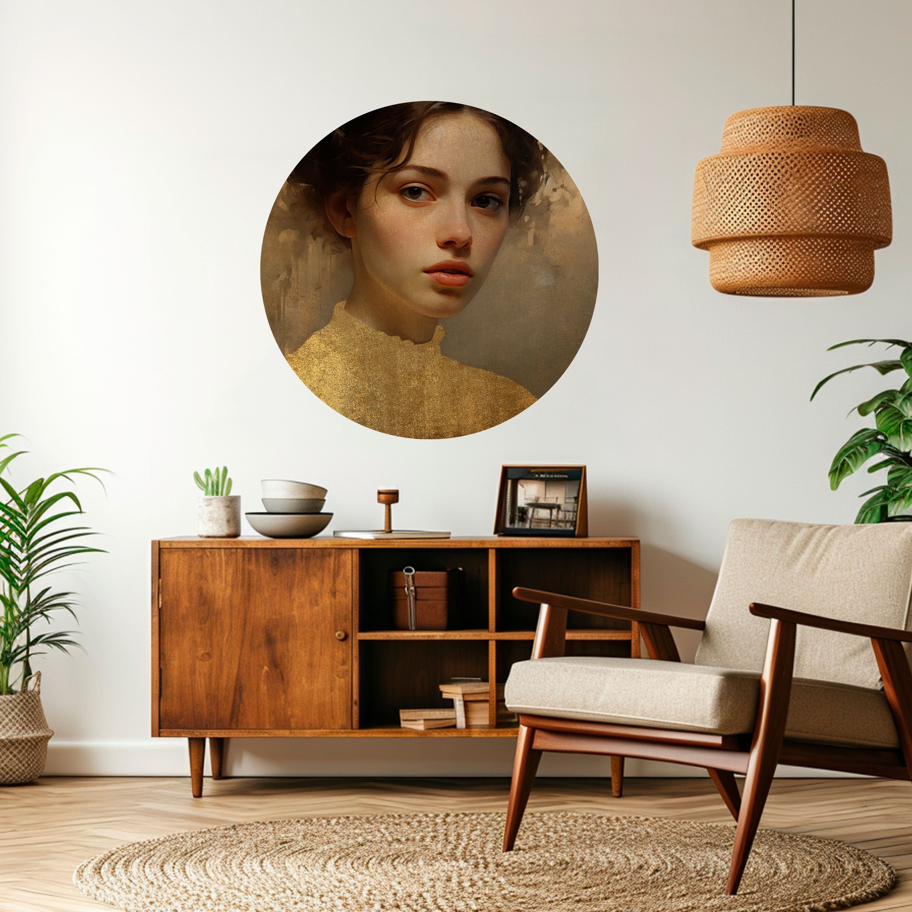 ETHEREAL ECOUNTER Naklejka okrągła