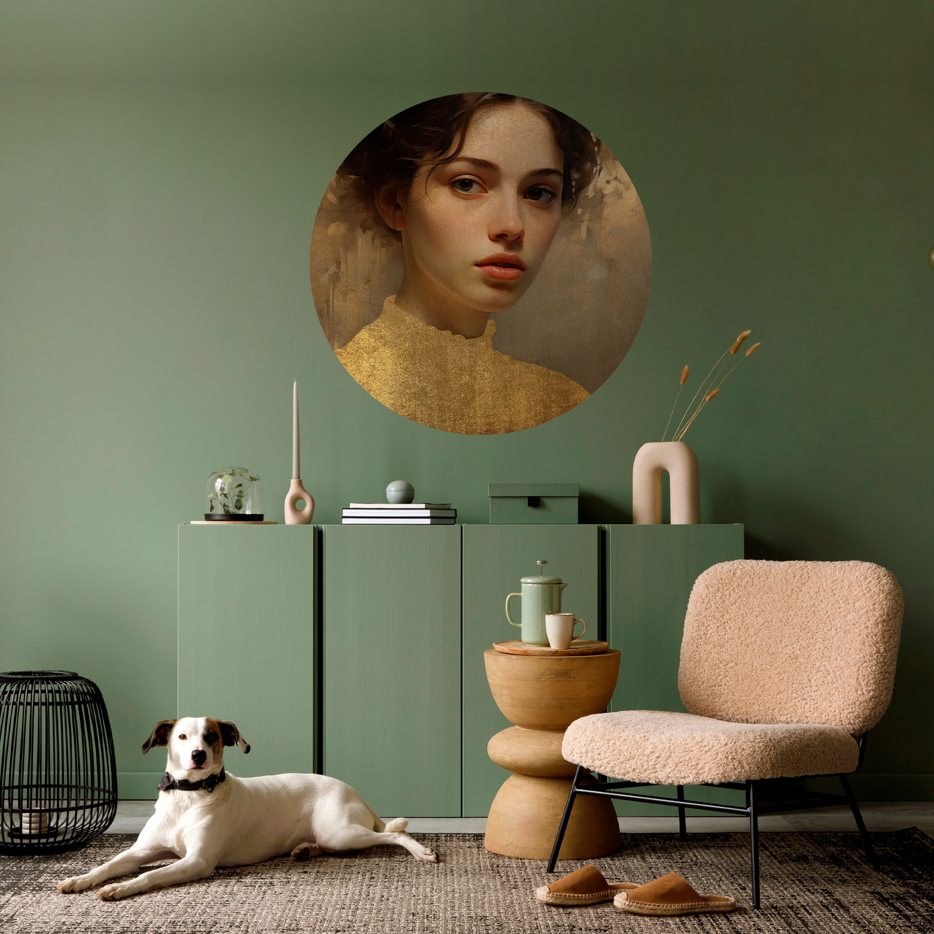 ETHEREAL ECOUNTER Naklejka okrągła