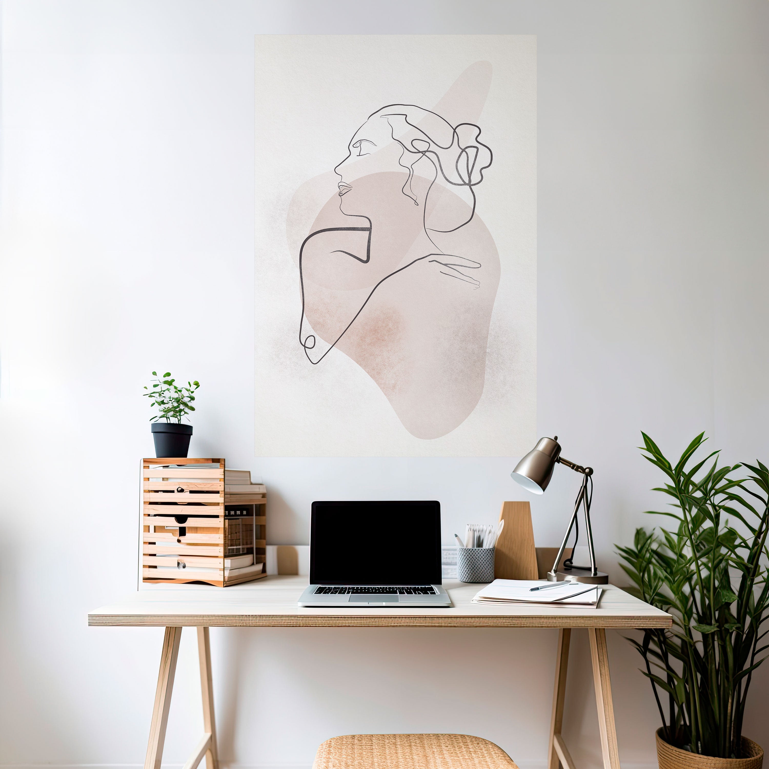 GRACEFUL LINES Naklejka/Plakat pionowy