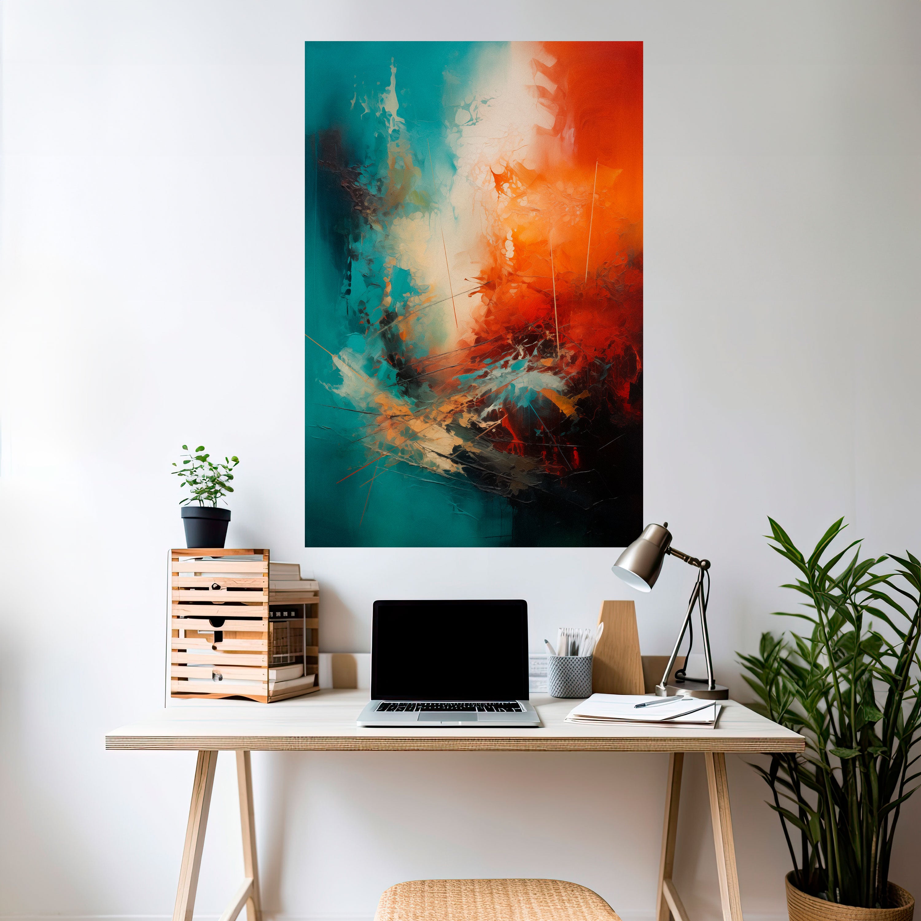 FIERY FUSION Naklejka/Plakat pionowy