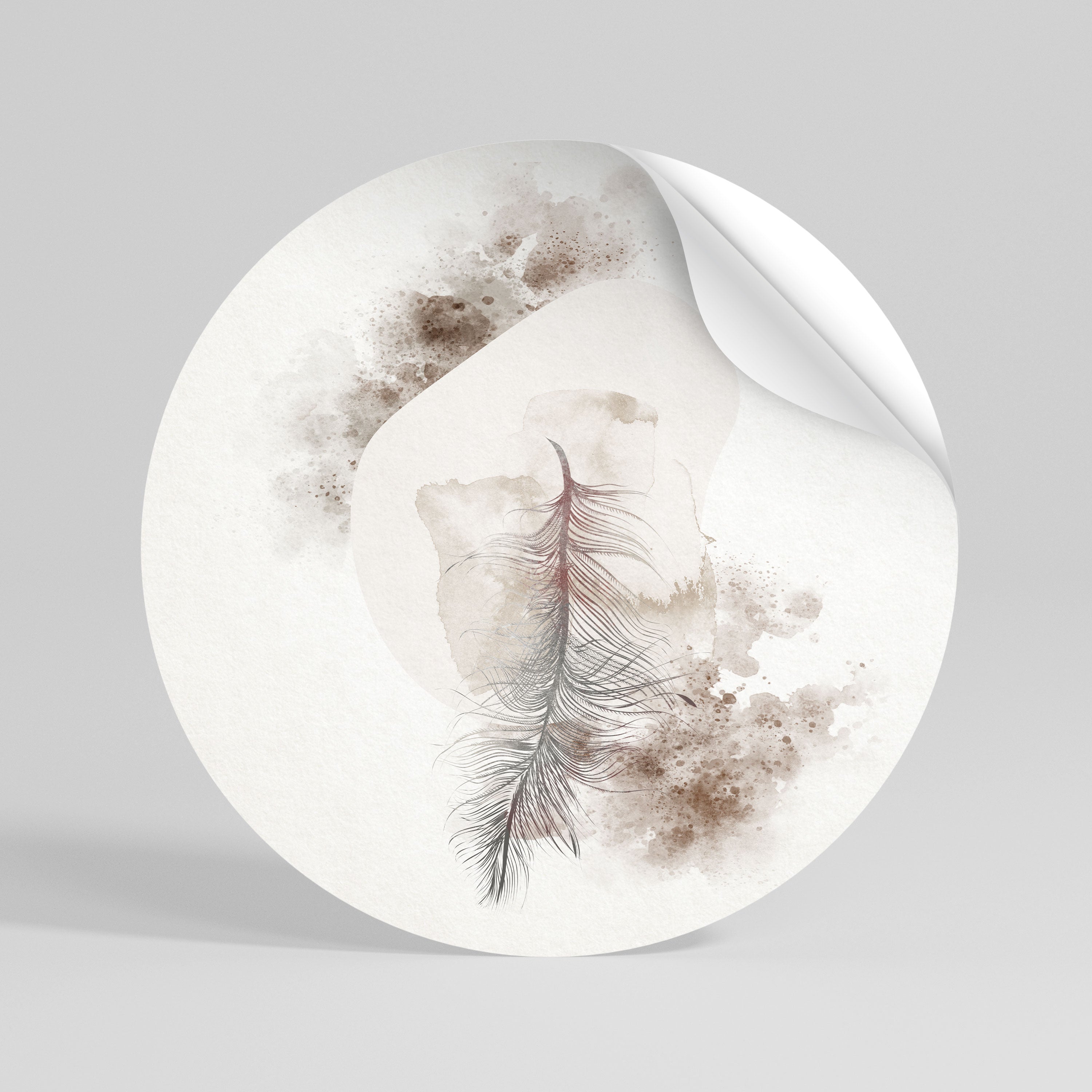 CHARMING DELICACY Naklejka okrągła