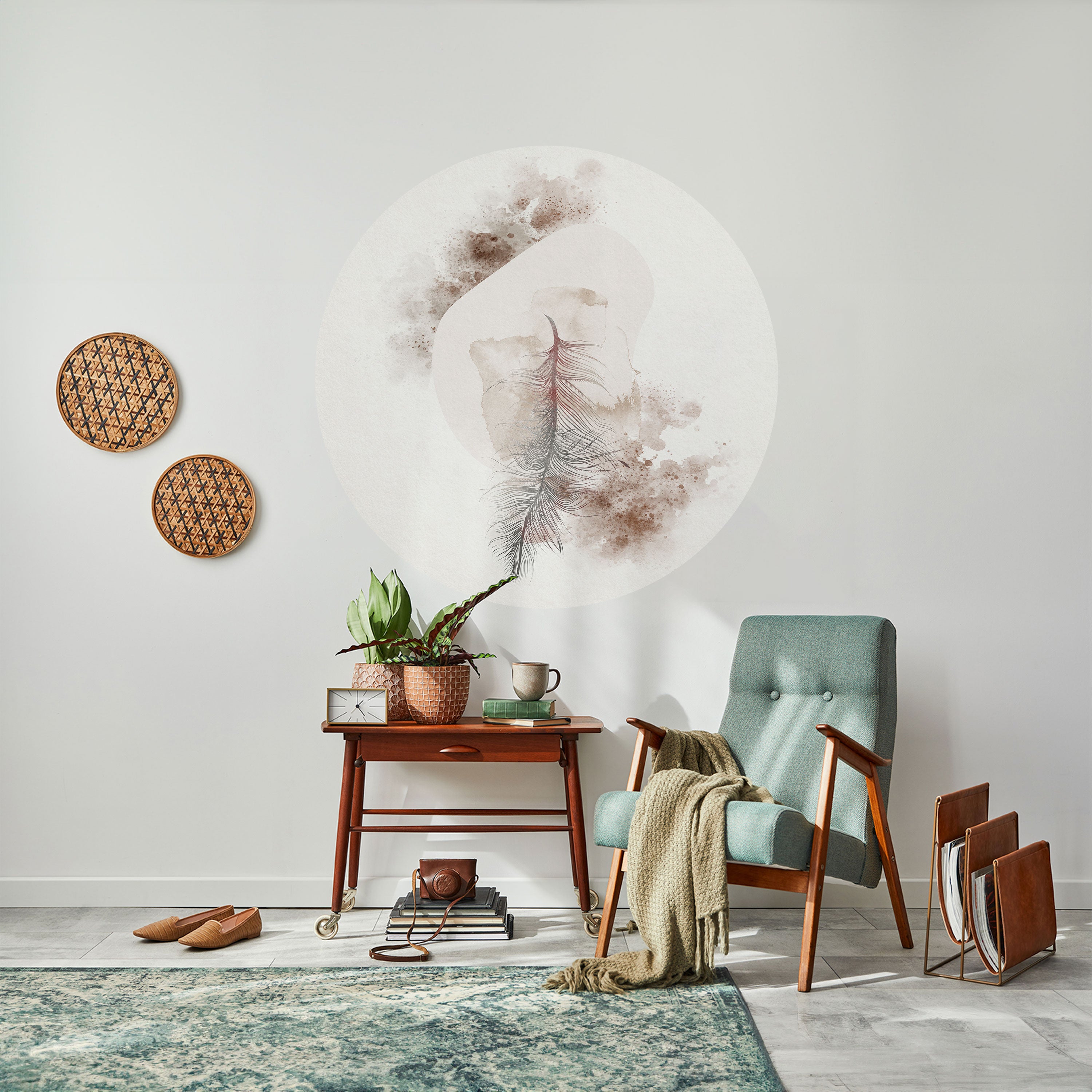 CHARMING DELICACY Naklejka okrągła