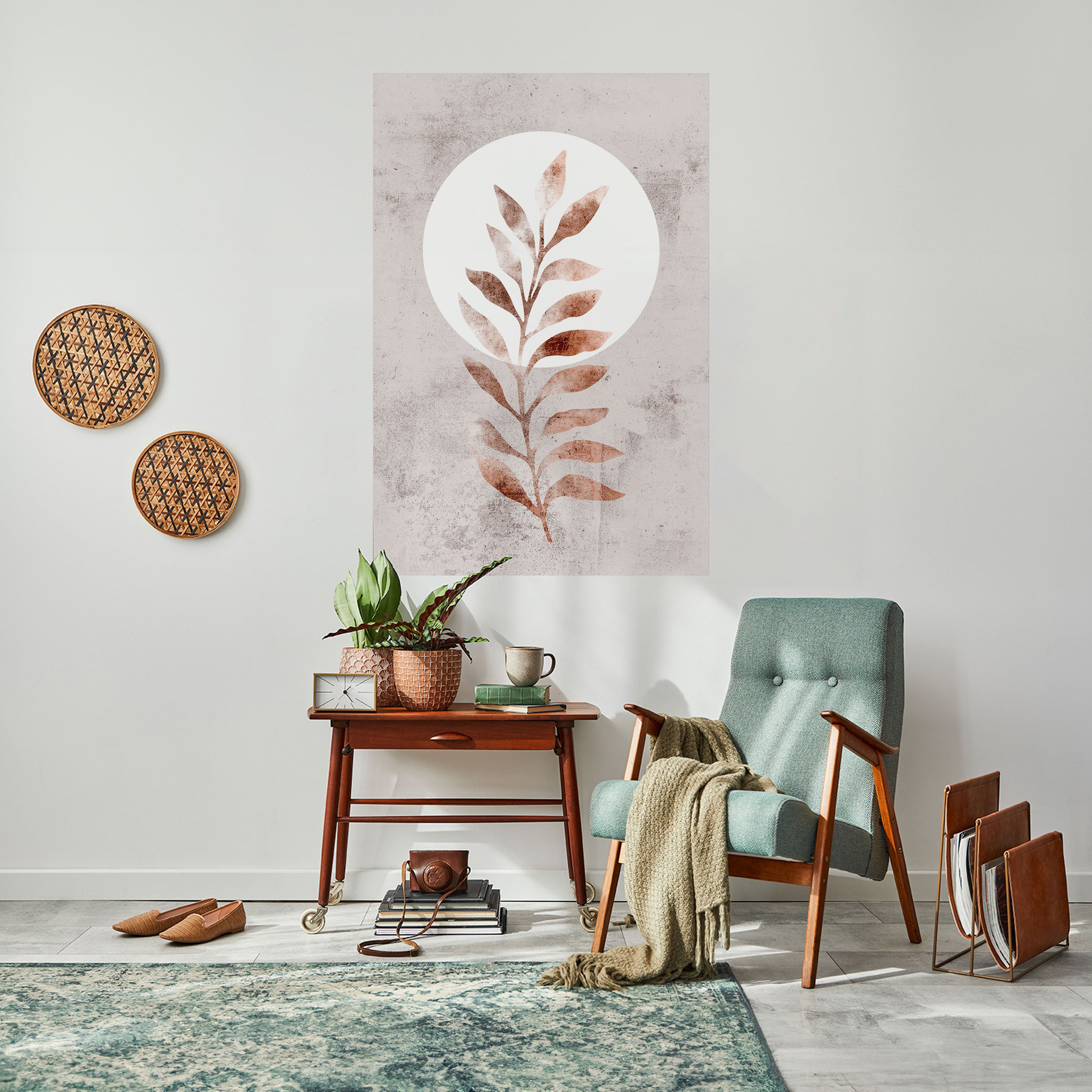 LEAF RADIANCE Naklejka/Plakat pionowy