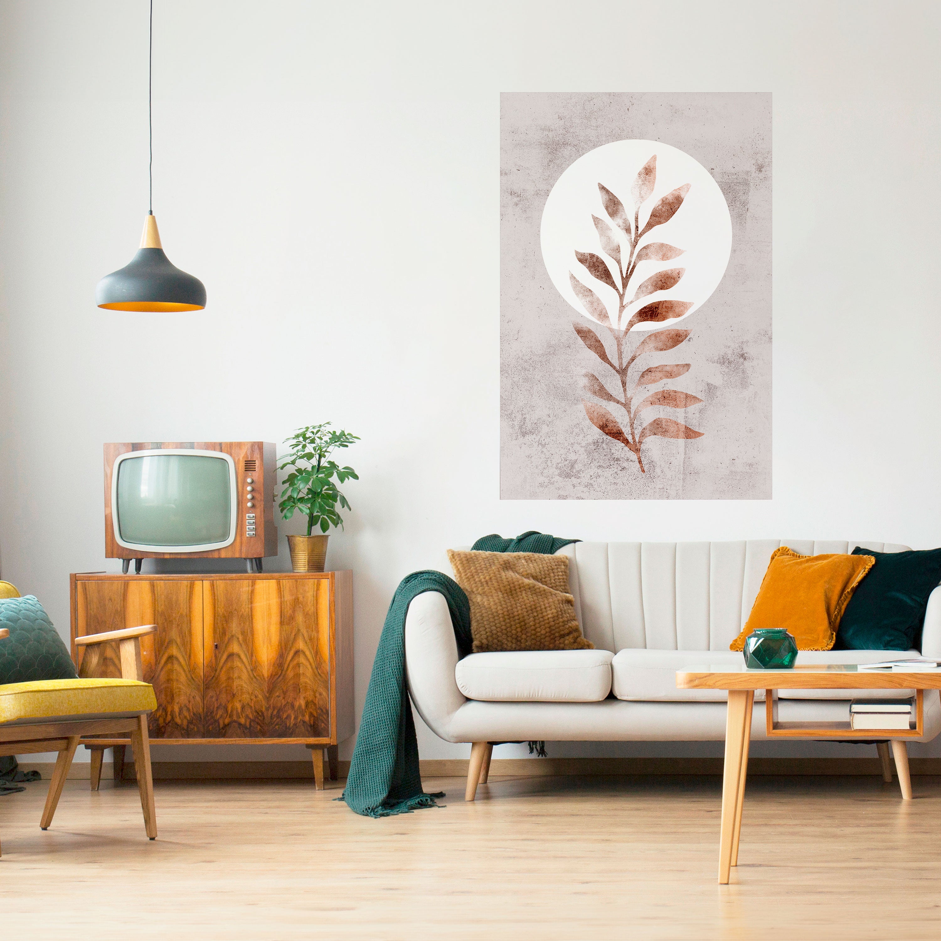 LEAF RADIANCE Naklejka/Plakat pionowy