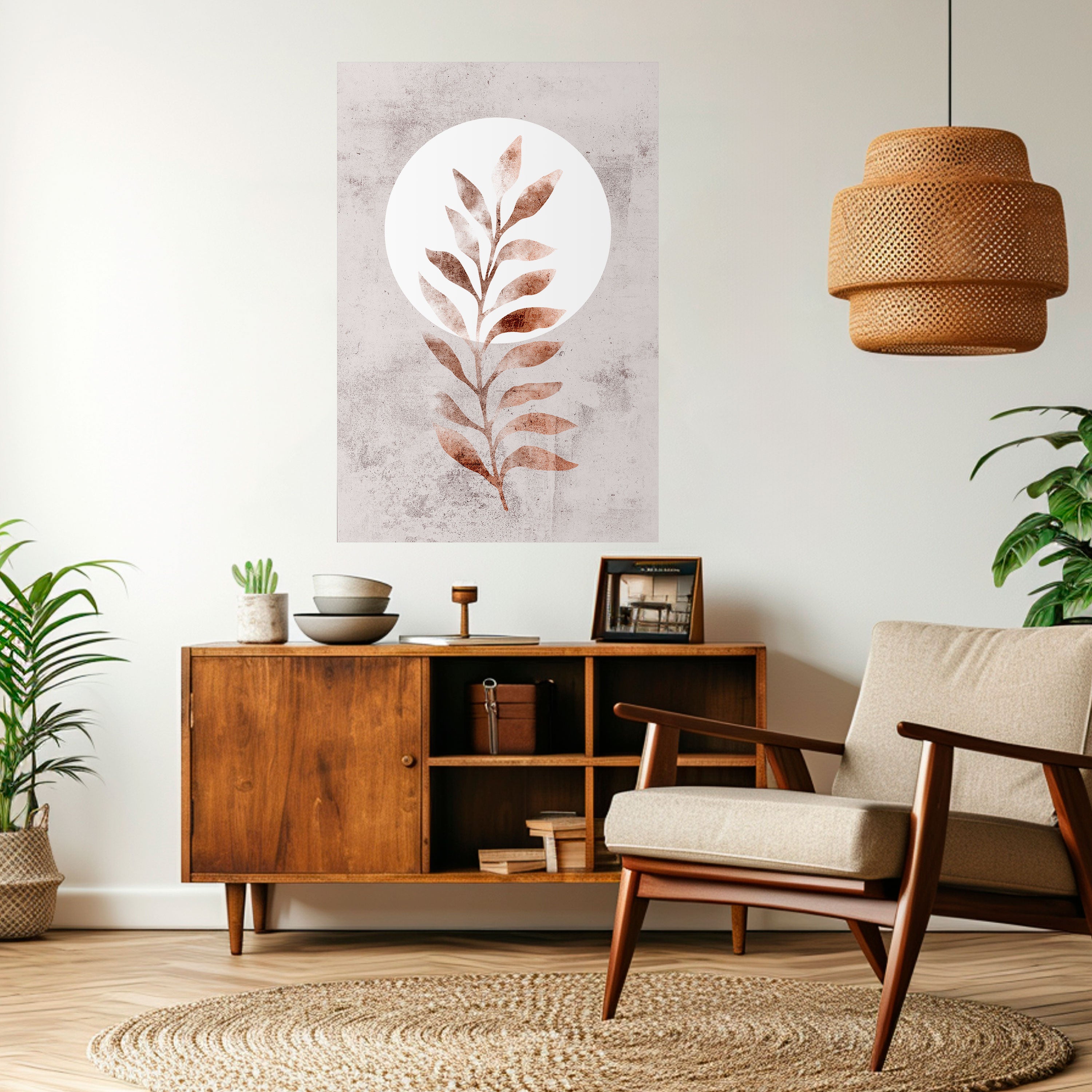 LEAF RADIANCE Naklejka/Plakat pionowy