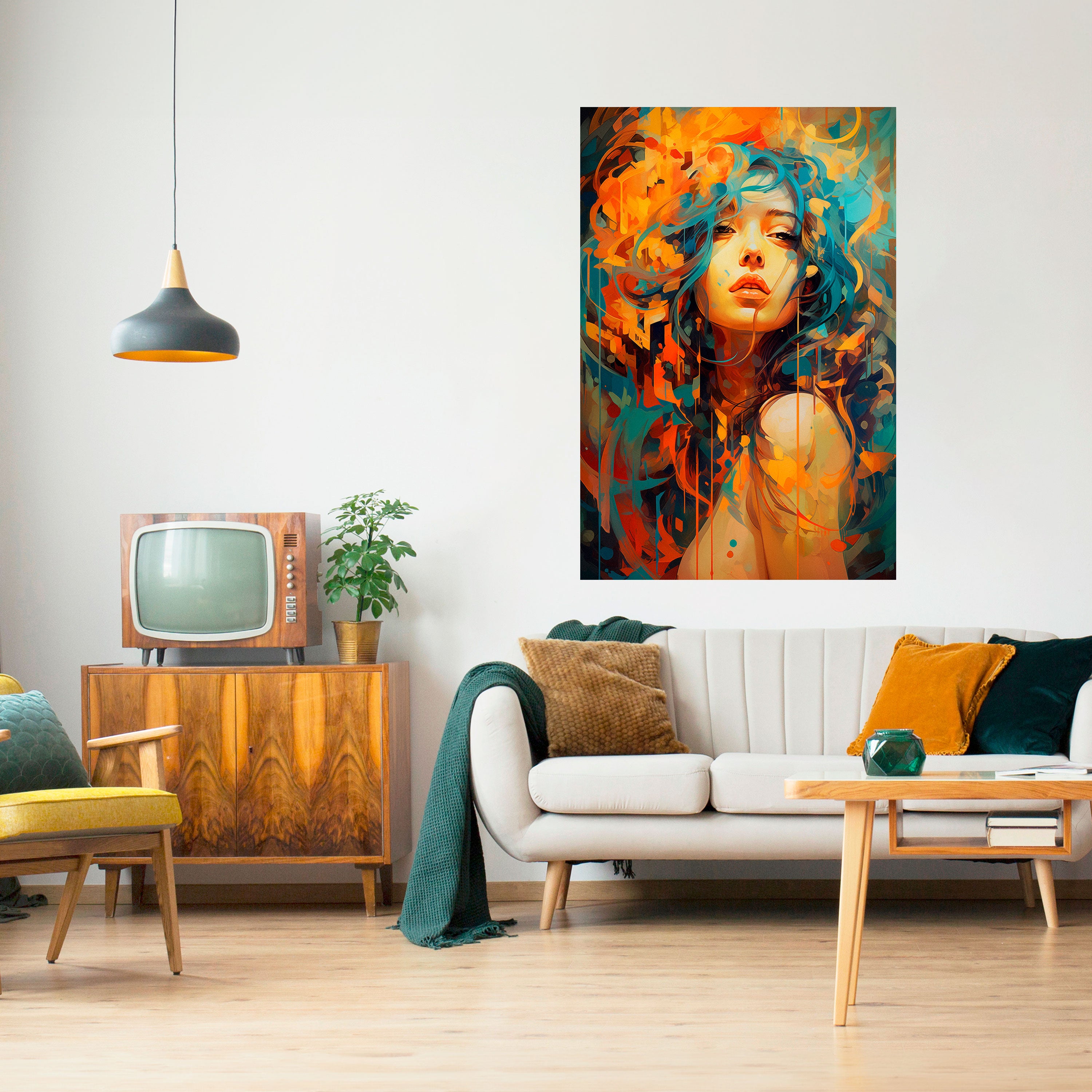 RAINBOW MUSE Naklejka/Plakat pionowy