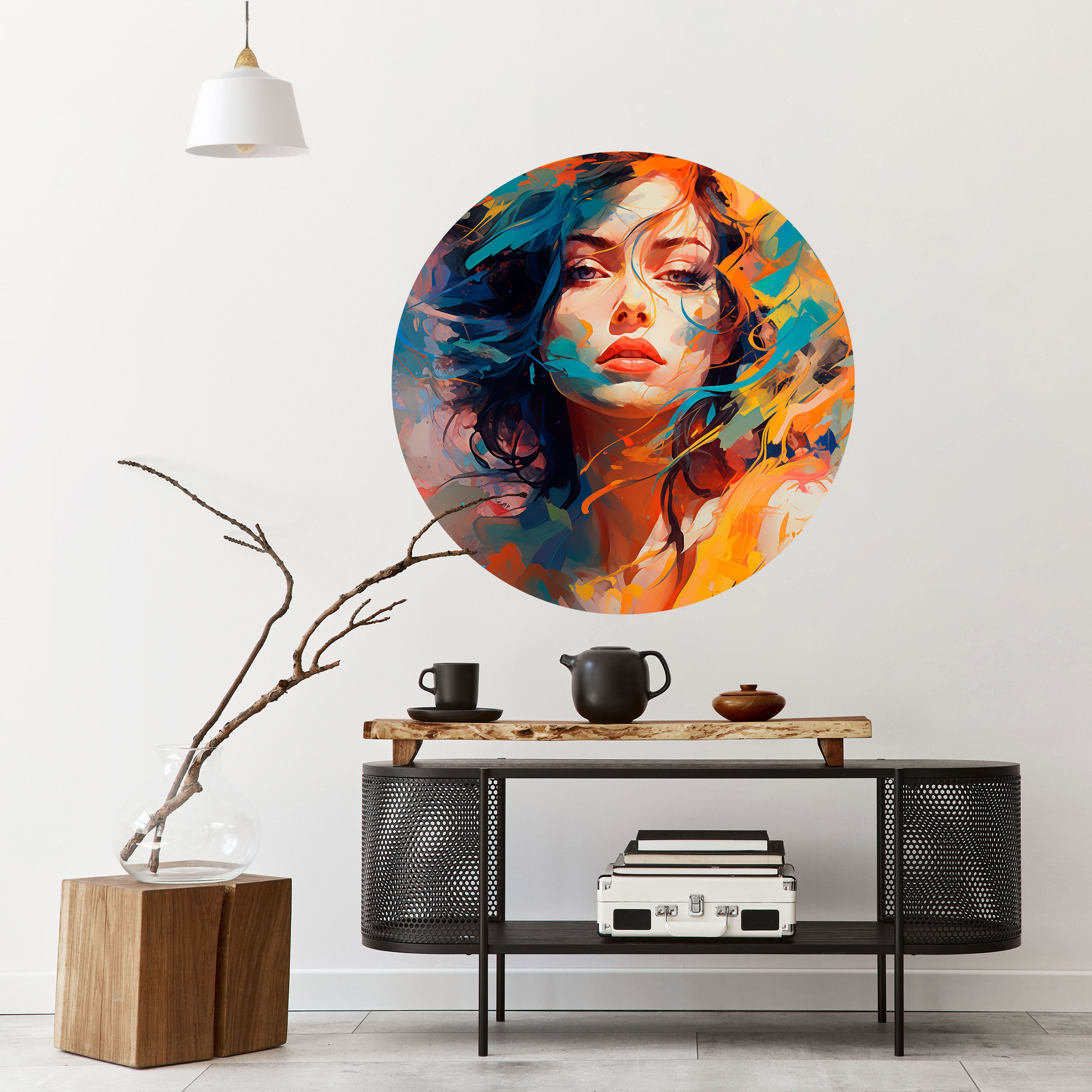 CHROMA CHARM Naklejka okrągła