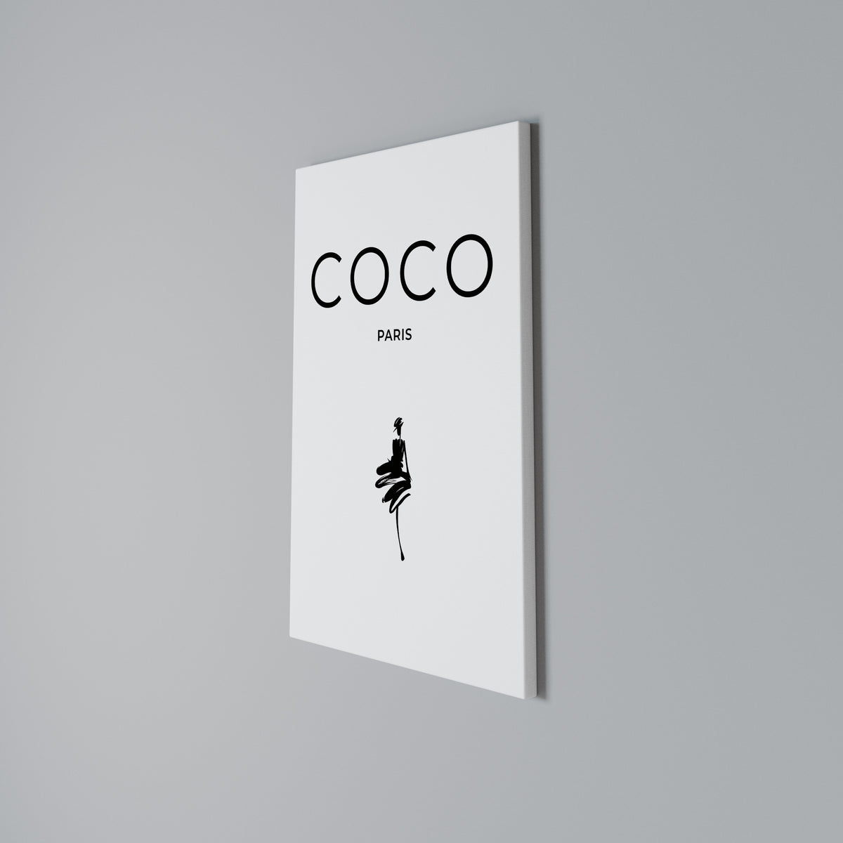 COCO CHANEL - TIMELESS ELEGANCE Pionowy obraz na płótnie