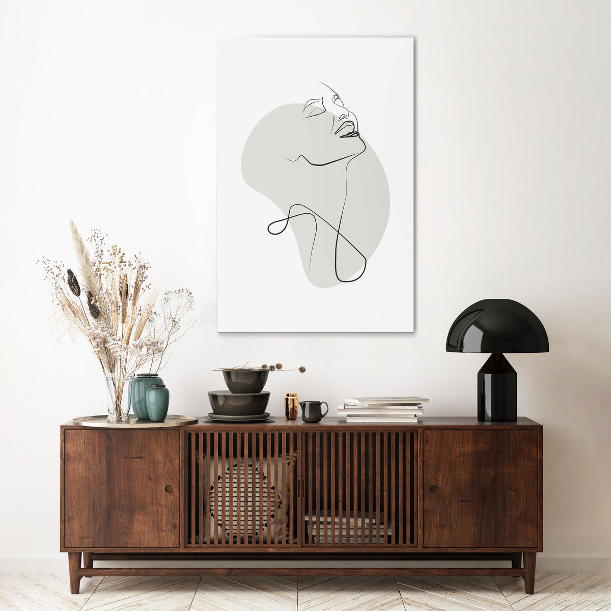 SUBTLE SIMPLICITY Pionowy obraz na płótnie