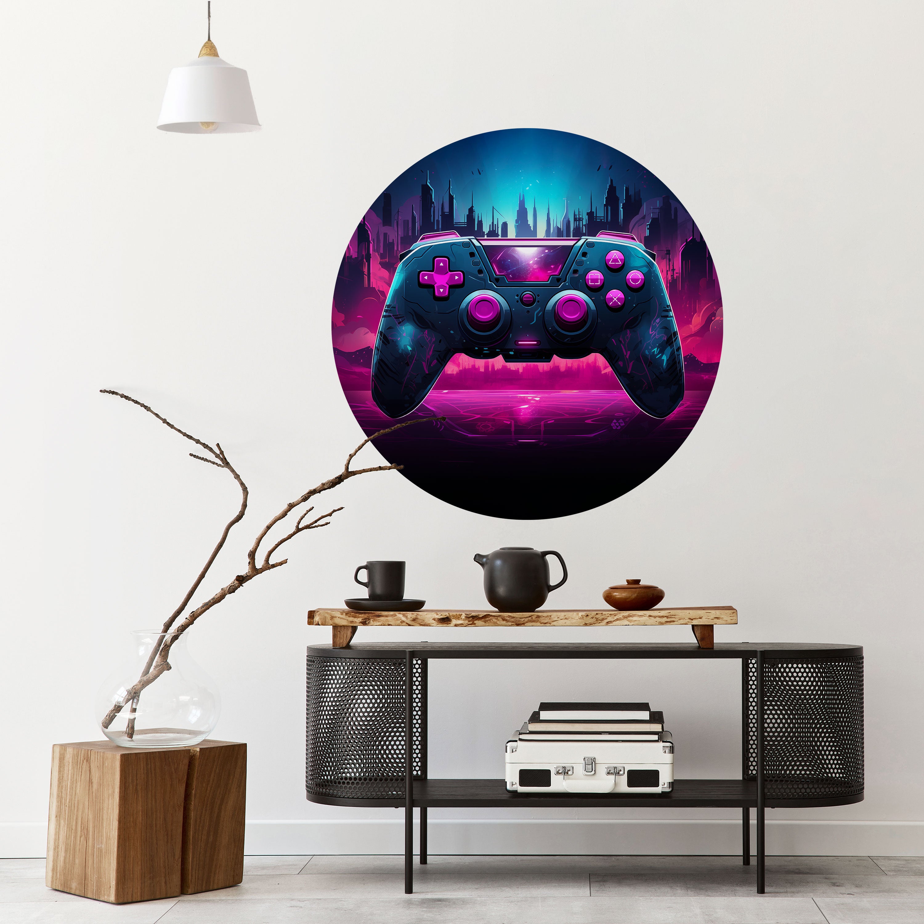 INFINITY MATRIX PAD Naklejka okrągła