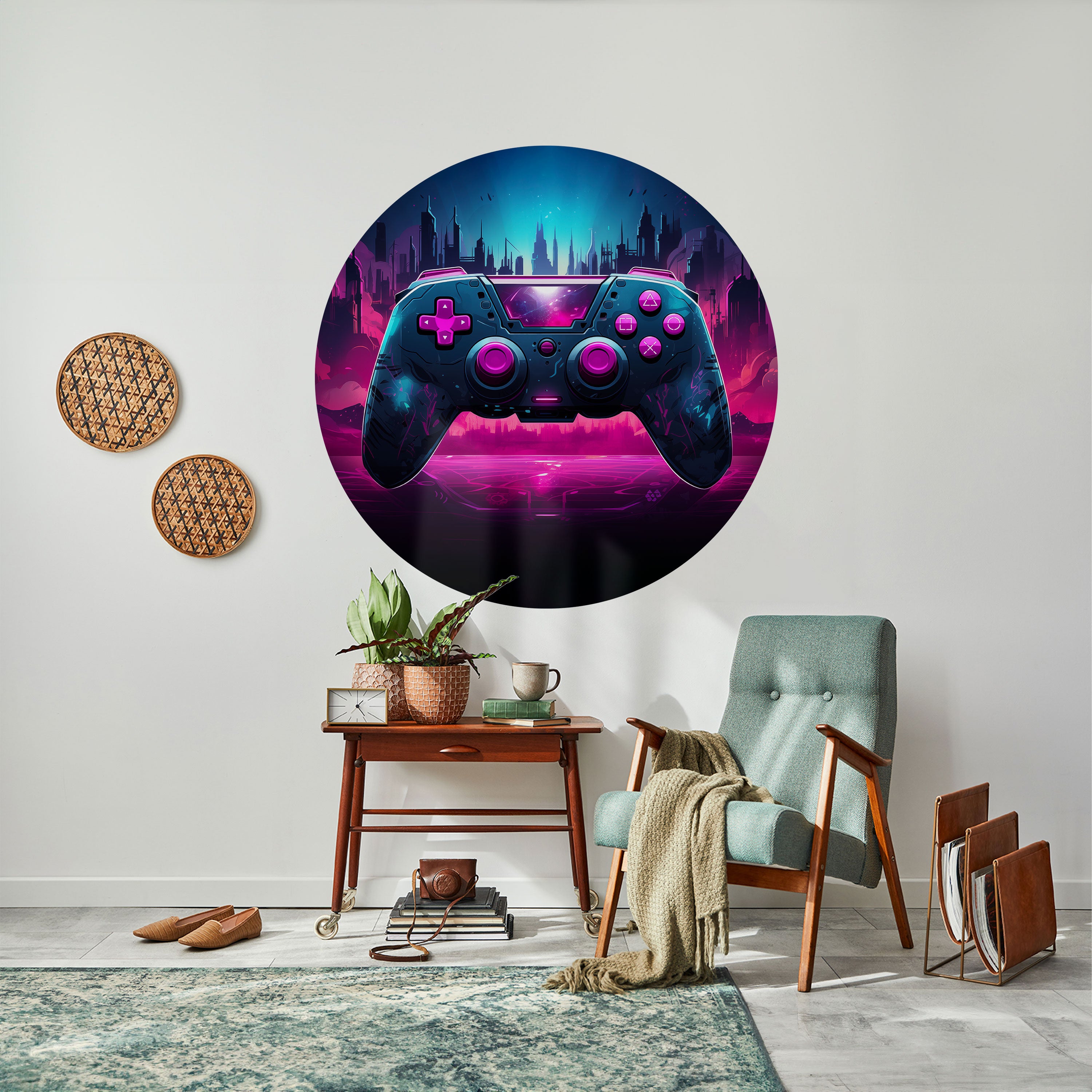 INFINITY MATRIX PAD Naklejka okrągła