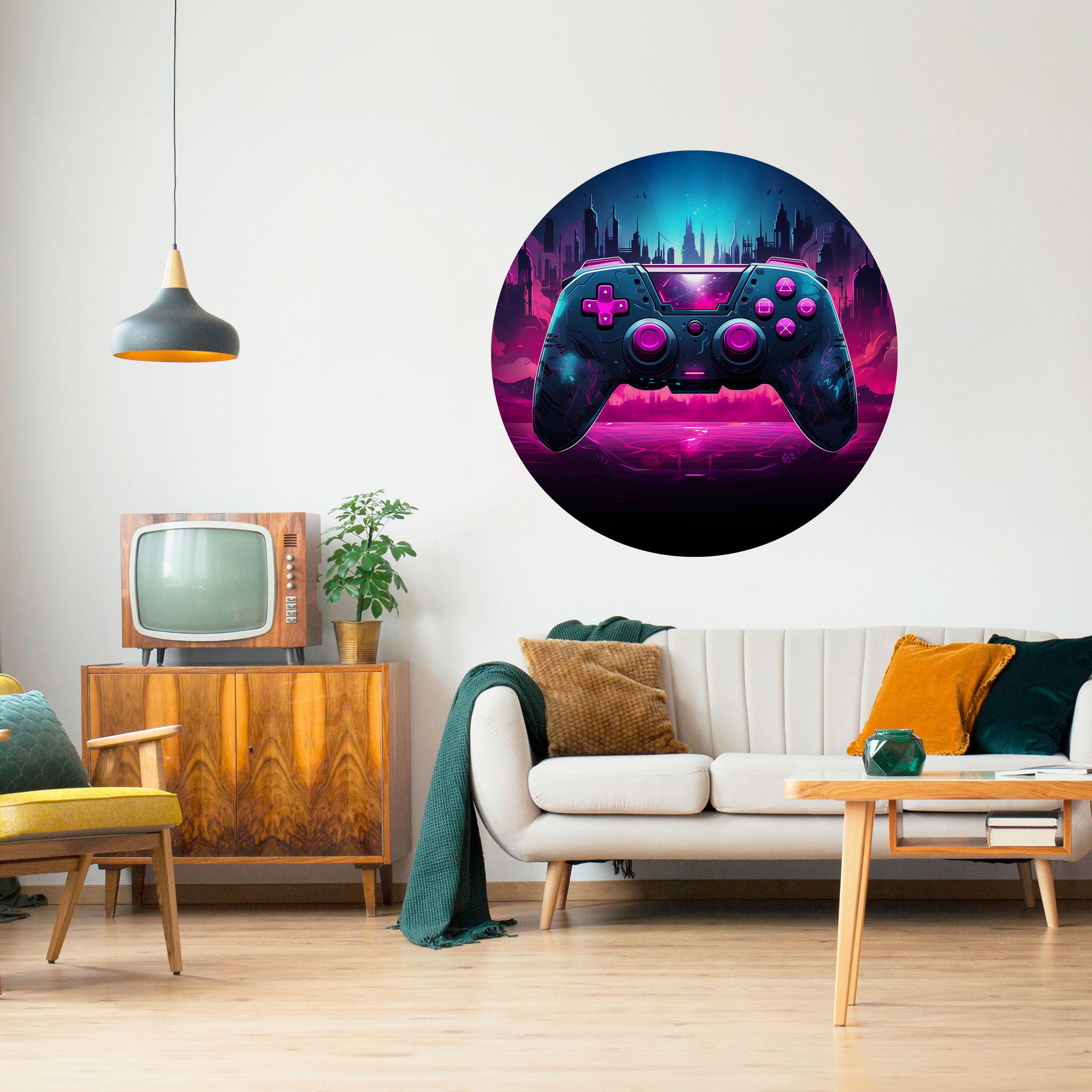 INFINITY MATRIX PAD Naklejka okrągła