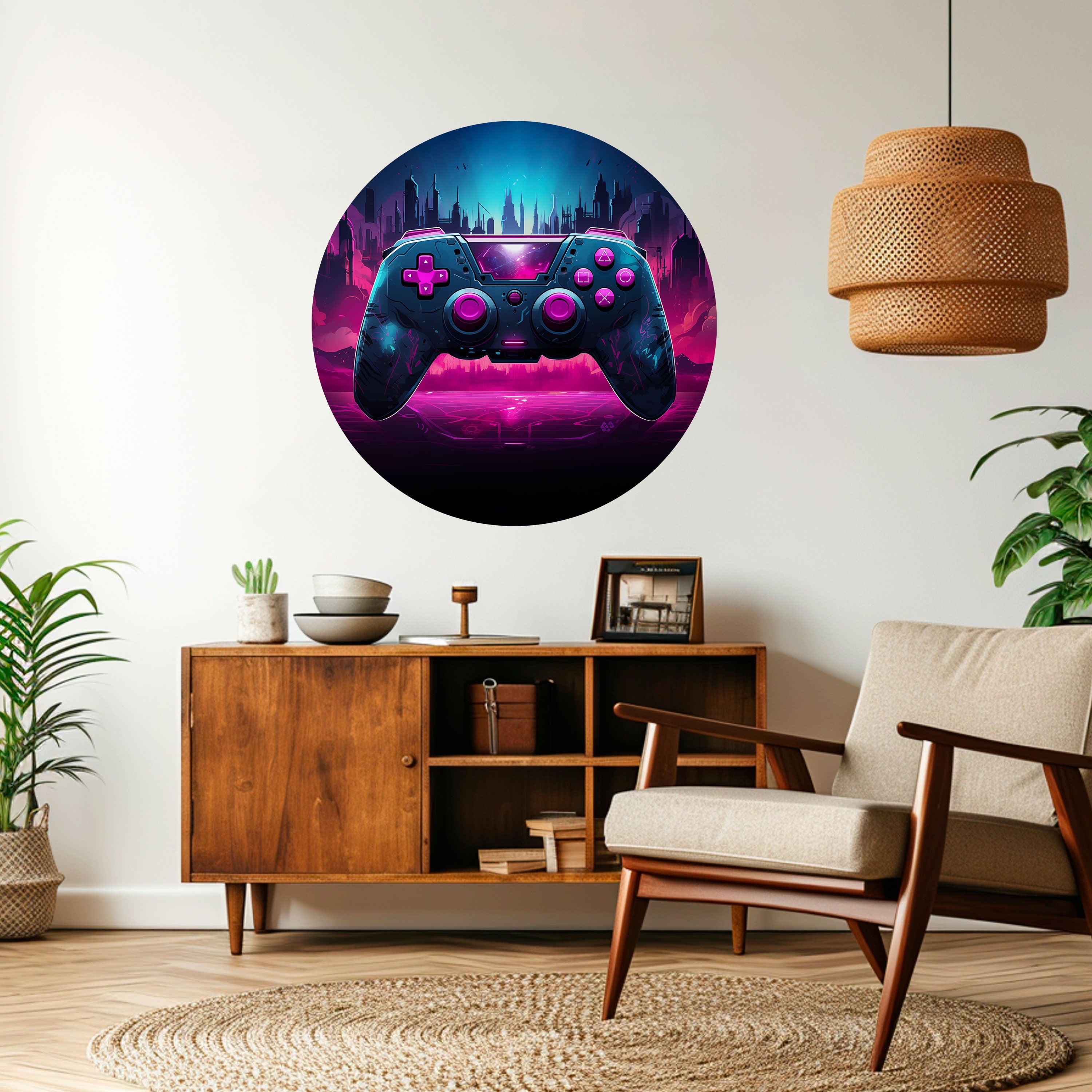 INFINITY MATRIX PAD Naklejka okrągła