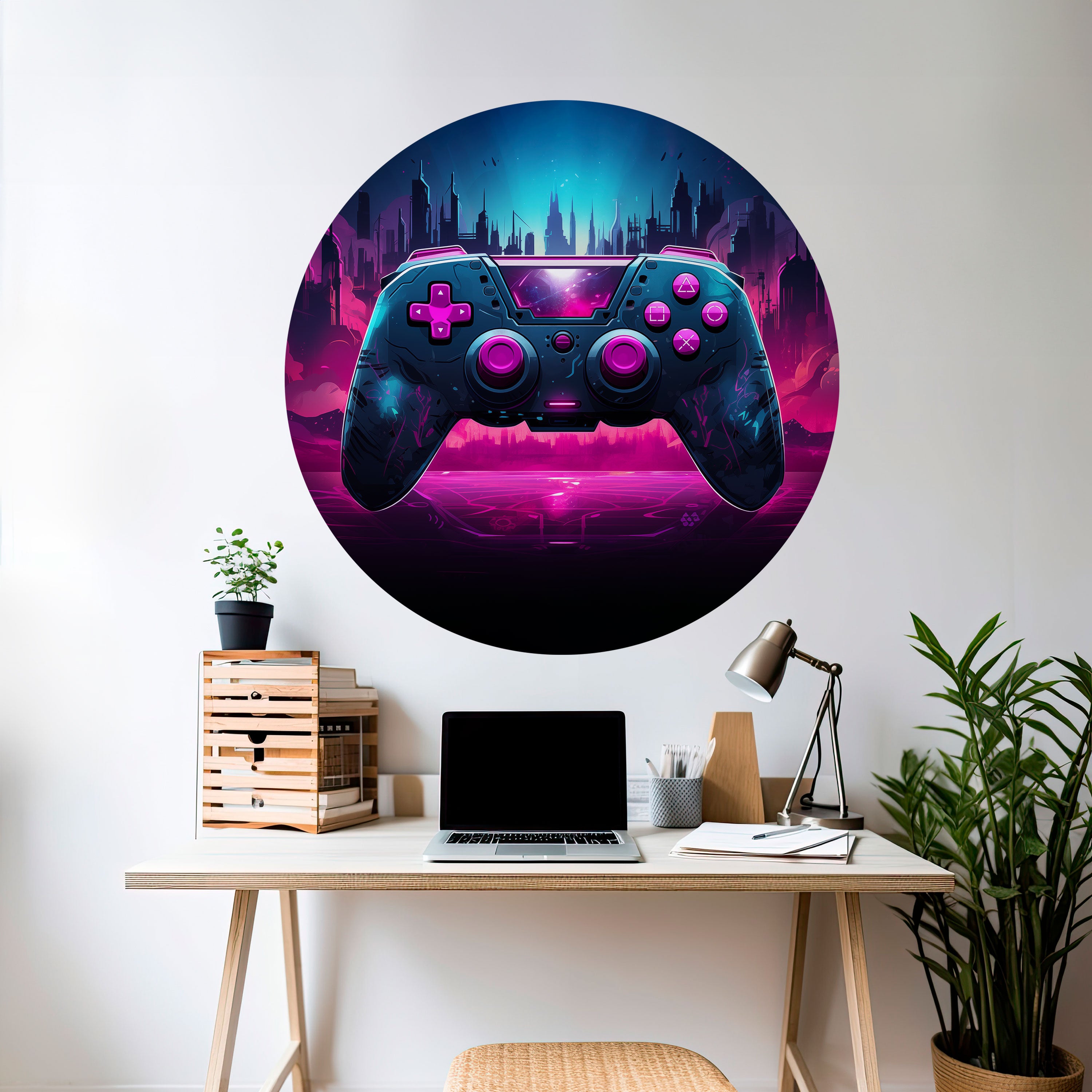 INFINITY MATRIX PAD Naklejka okrągła