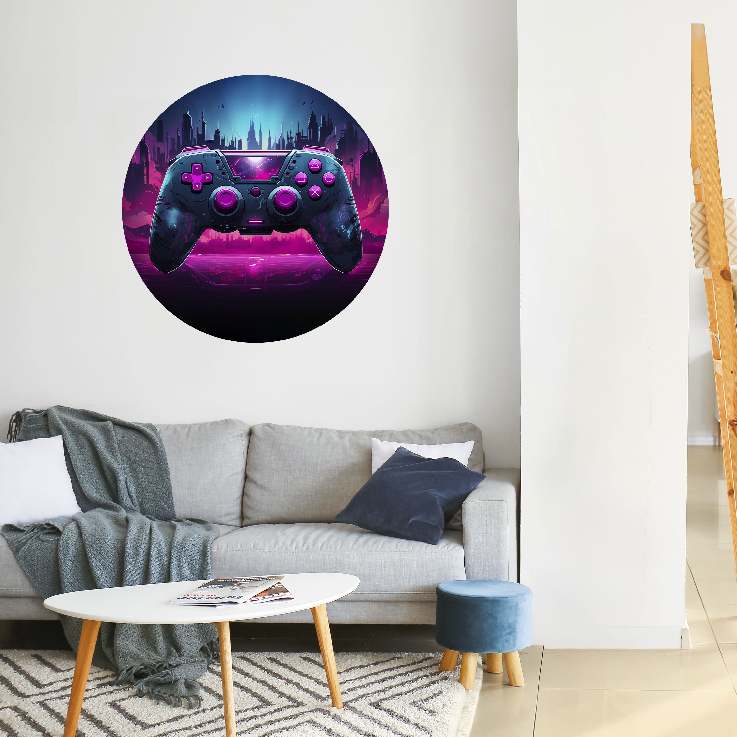 INFINITY MATRIX PAD Naklejka okrągła