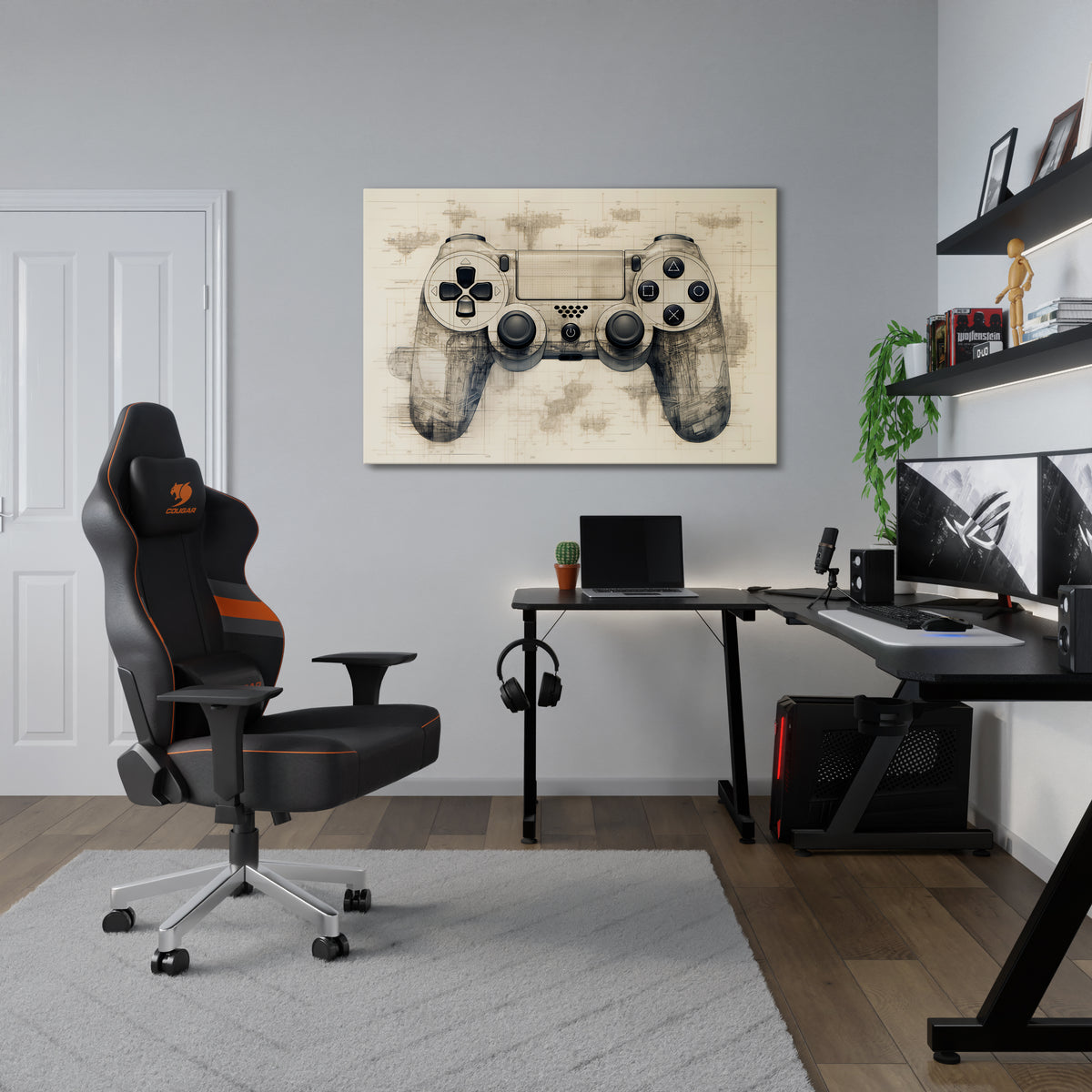 QUANTUM QUEST PAD Poziomy obraz na płótnie