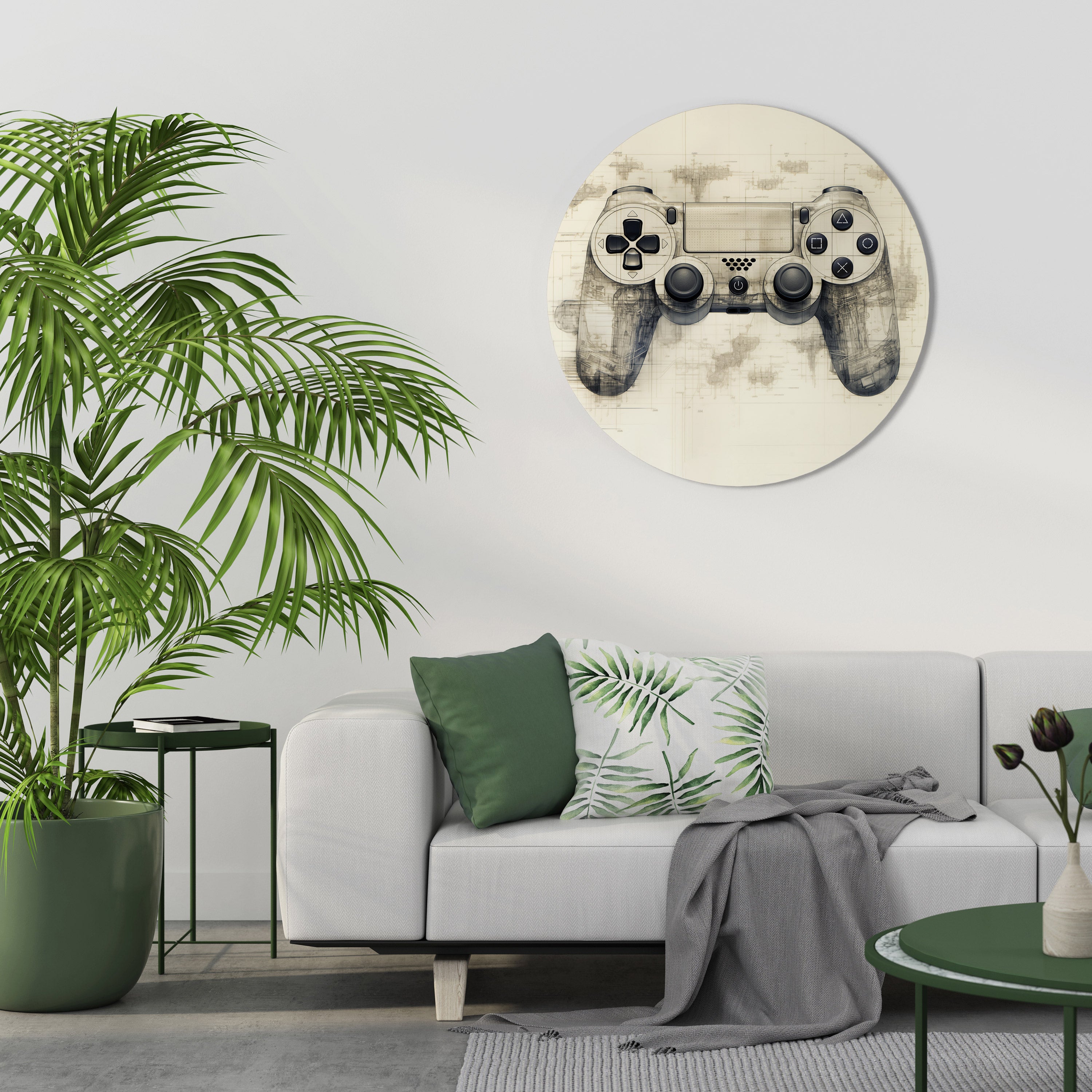 QUANTUM QUEST PAD Obraz okrągły