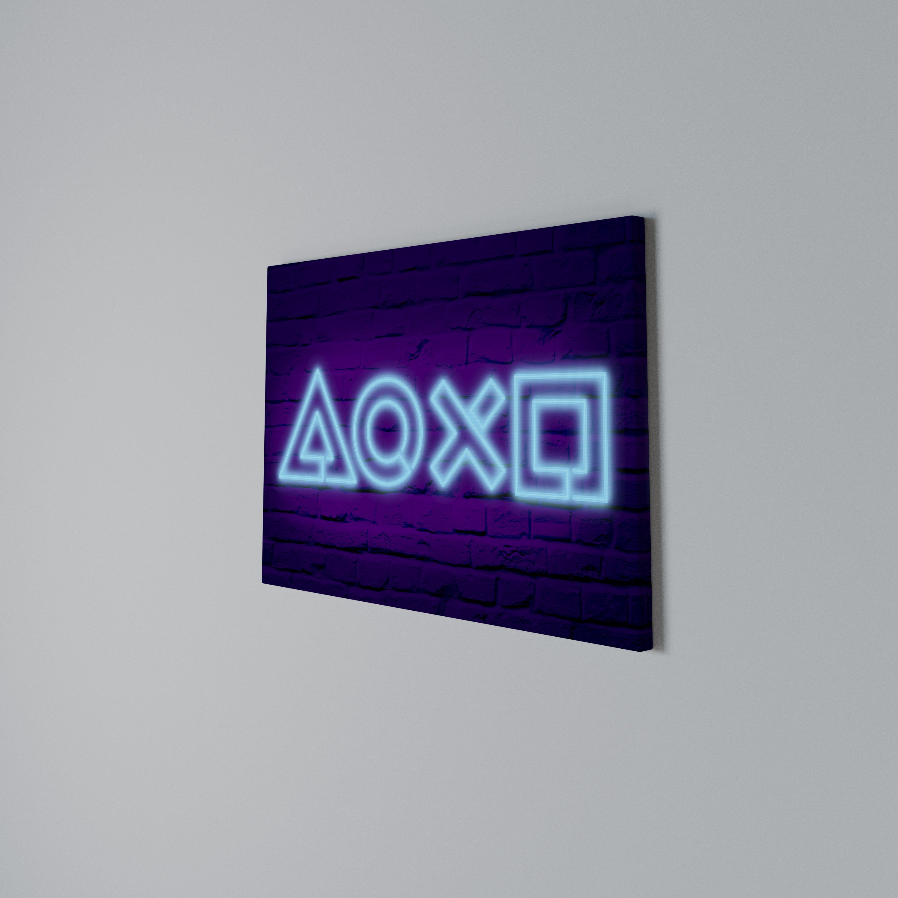 NEON PULSE GAMING Poziomy obraz na płótnie