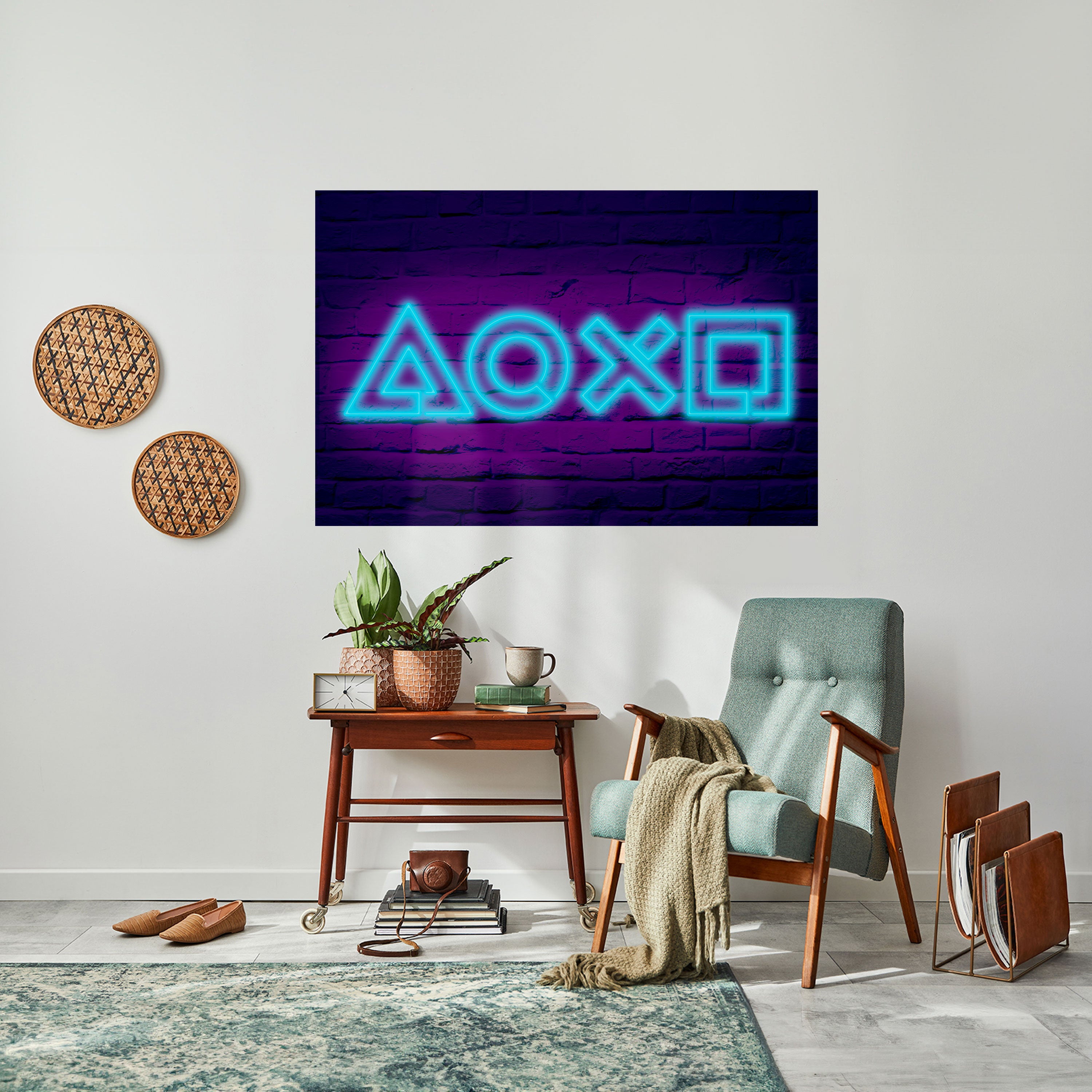 NEON PULSE GAMING Naklejka/Plakat poziomy