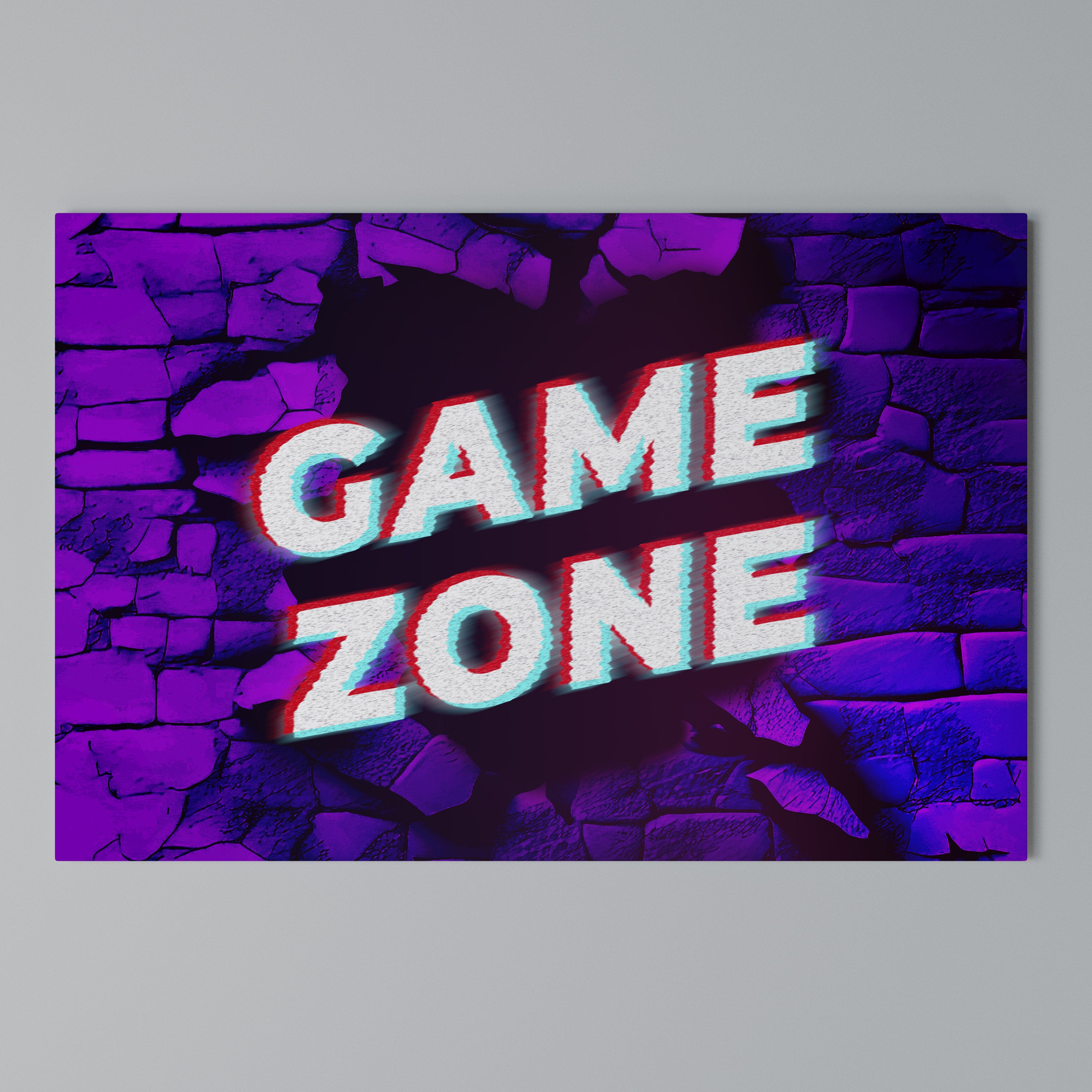 LUMINOUS GAME ZONE Poziomy obraz na płótnie