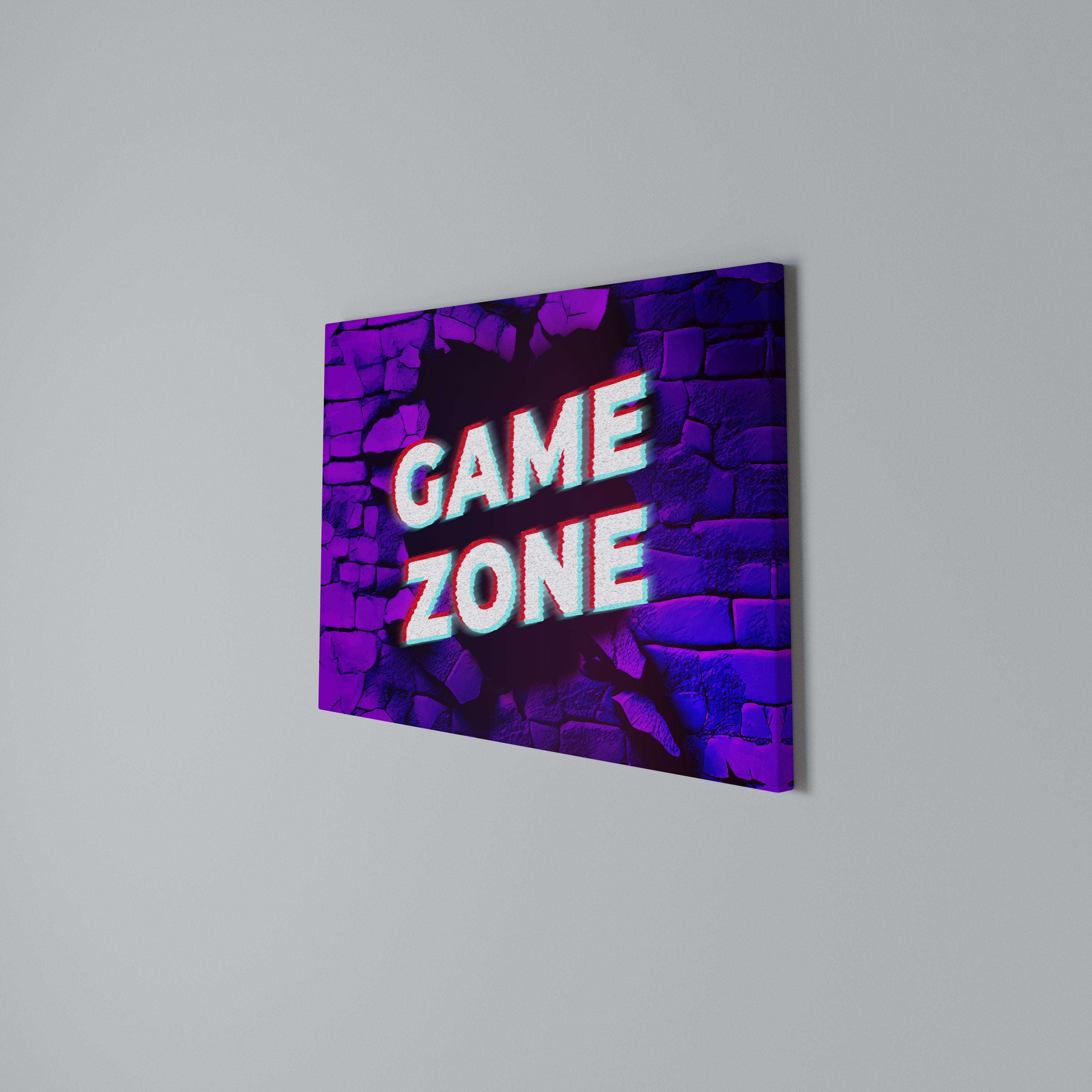 LUMINOUS GAME ZONE Poziomy obraz na płótnie