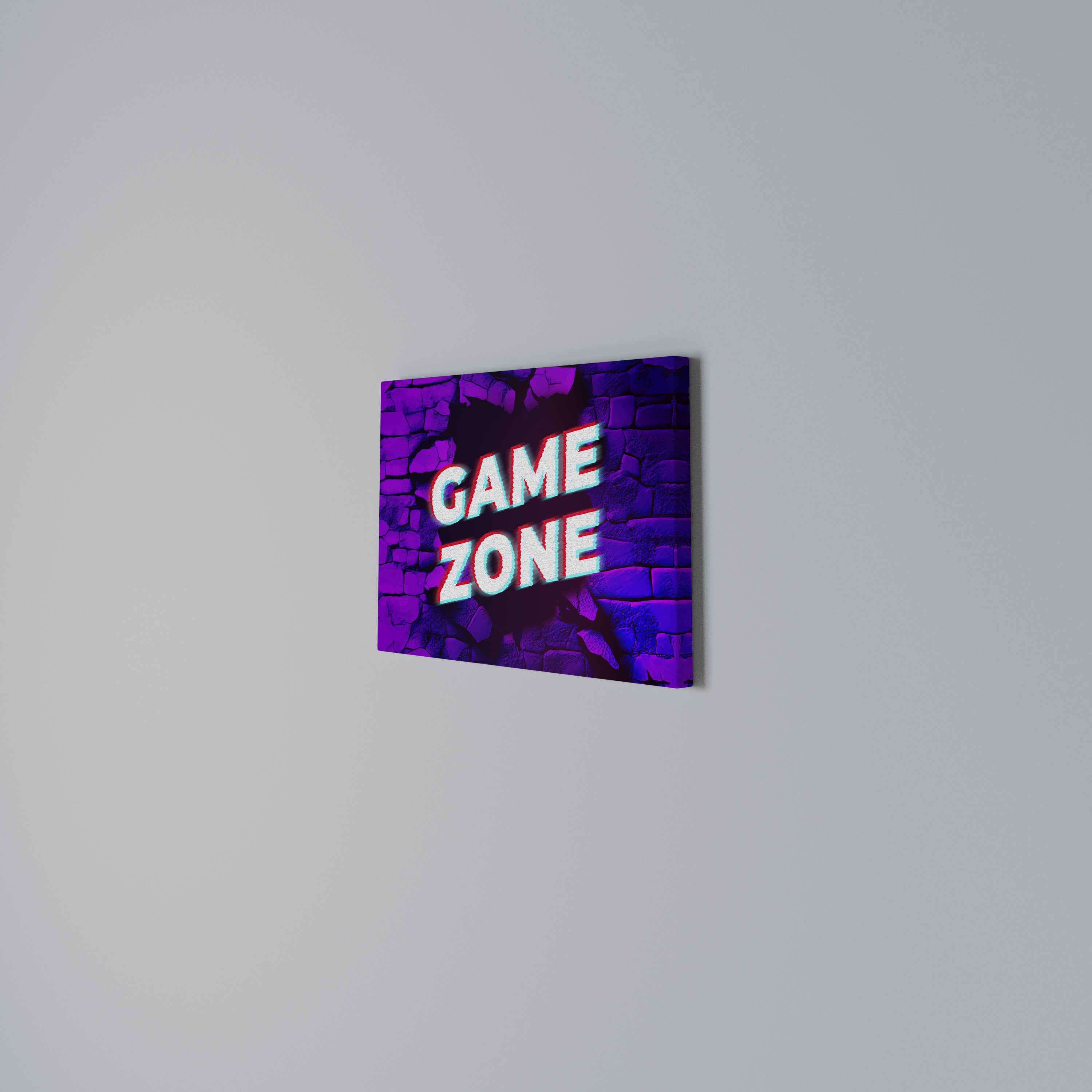 LUMINOUS GAME ZONE Poziomy obraz na płótnie