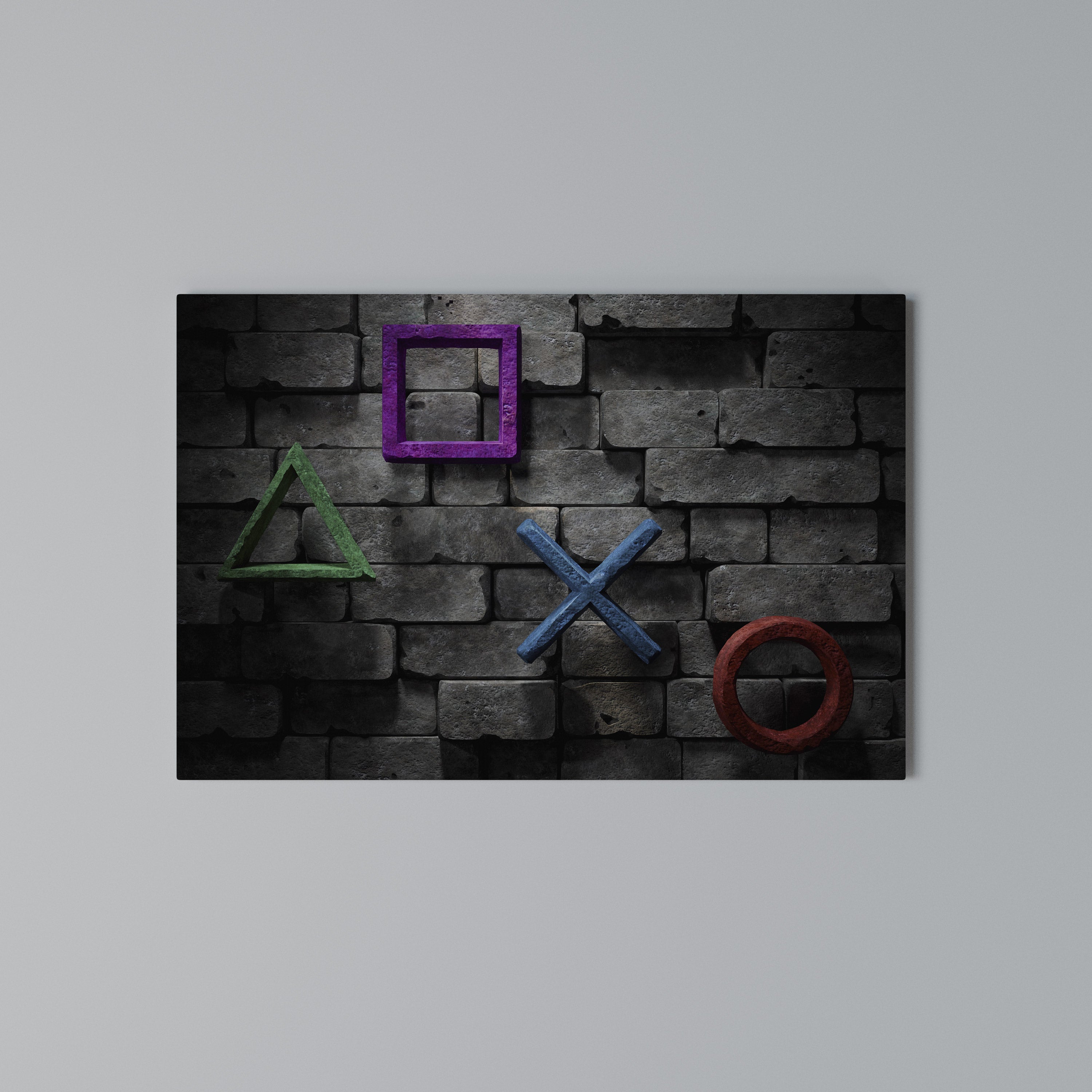 UNDERGOUND CONSOLE ICONS Poziomy obraz na płótnie