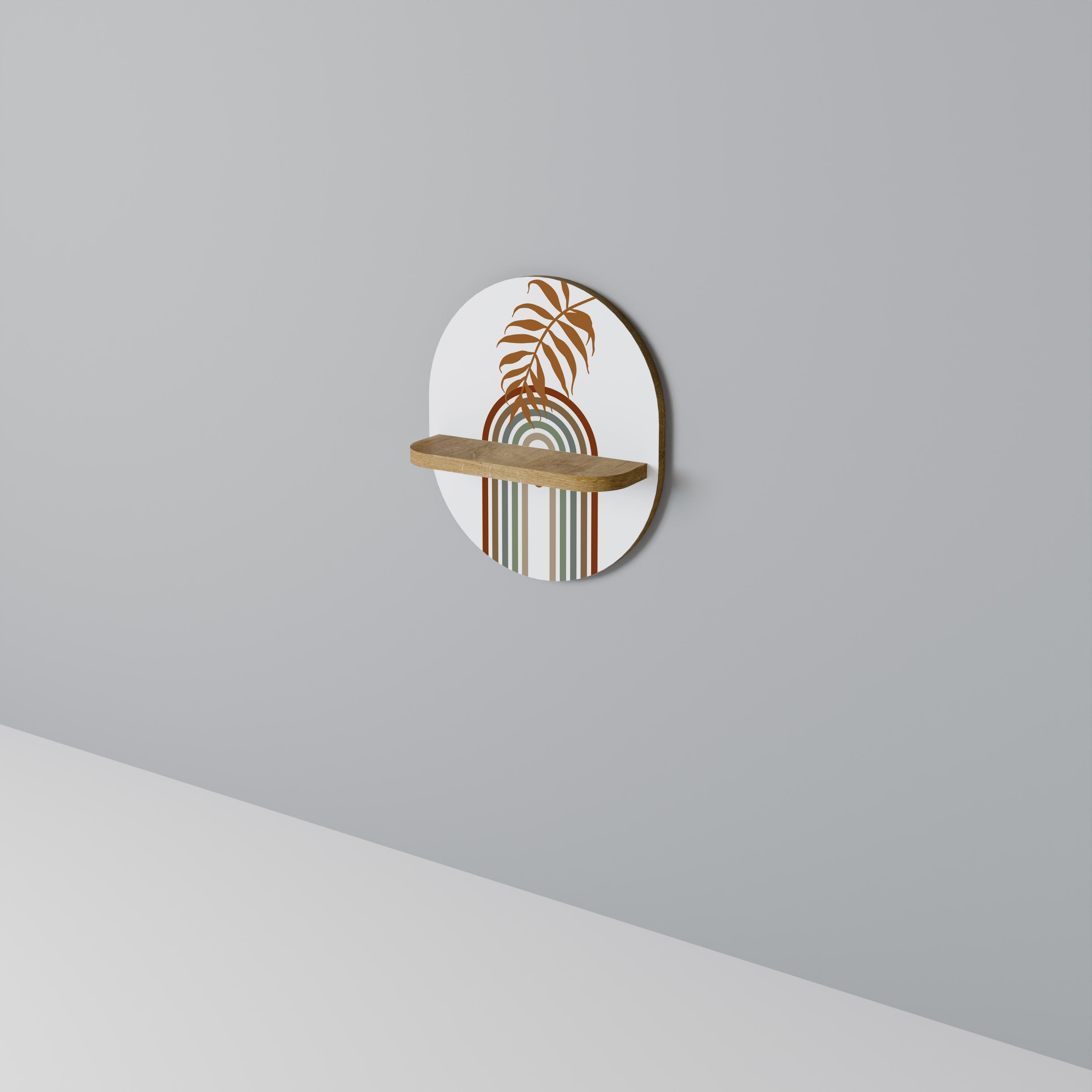 LEAF ON THE TOP Półka owalna