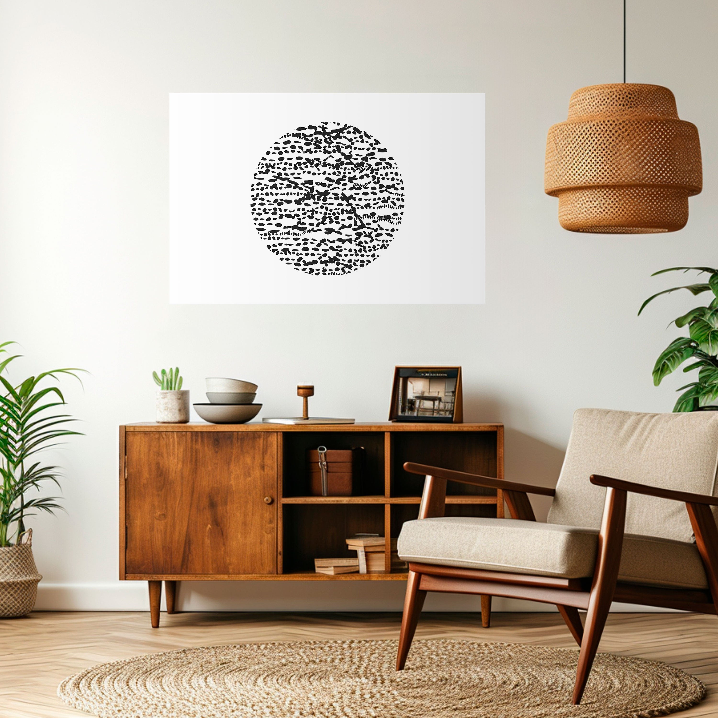 LUNAR LOOM Naklejka/Plakat poziomy