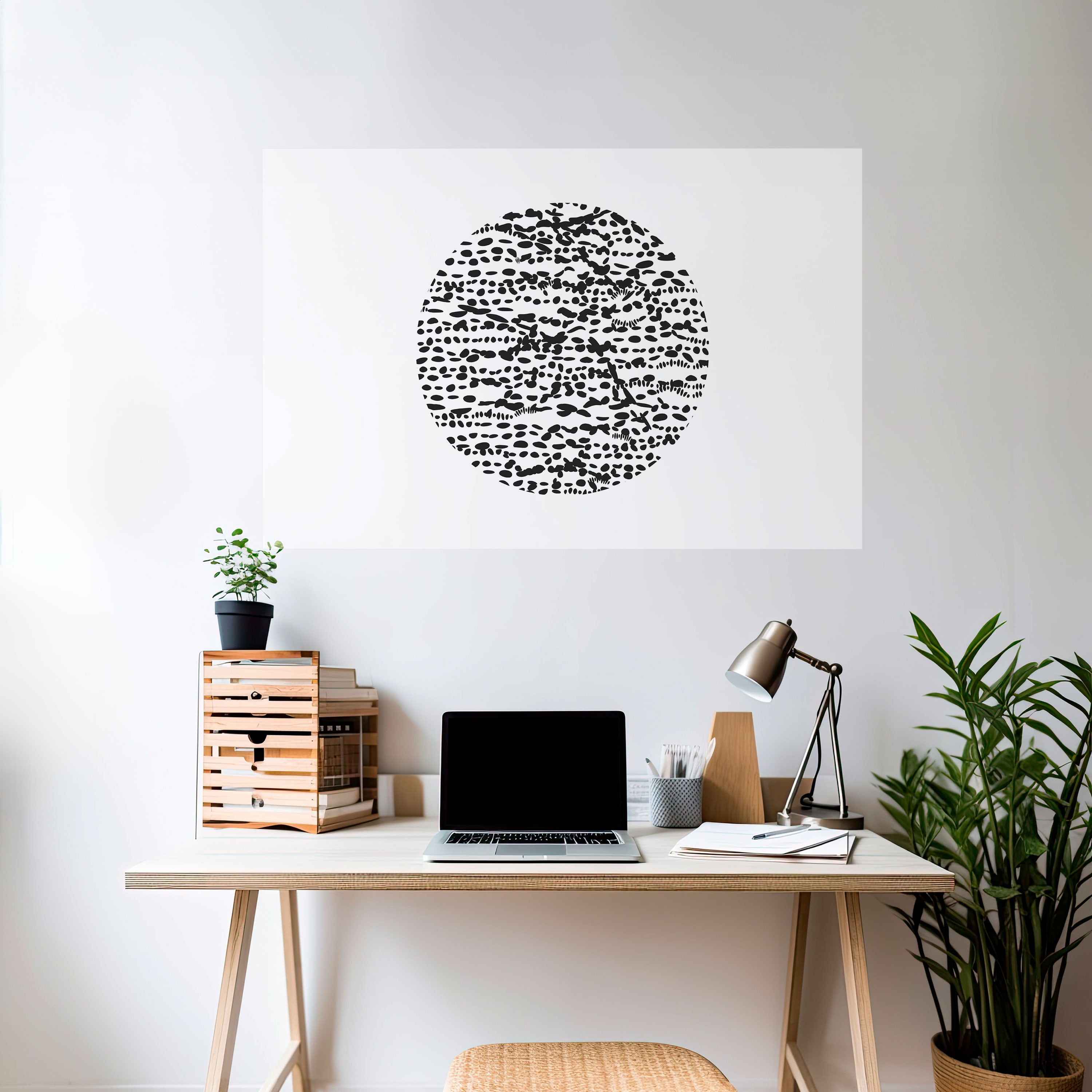 LUNAR LOOM Naklejka/Plakat poziomy